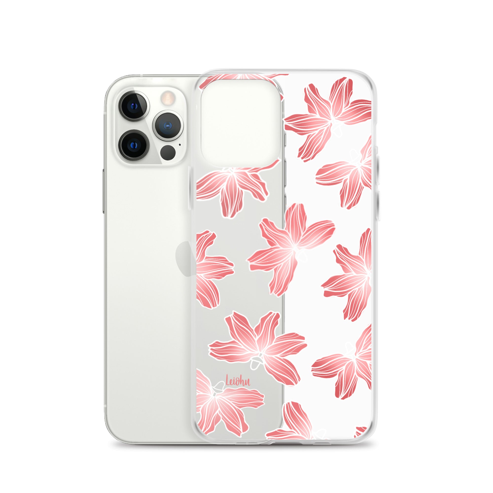 Naupaka Dream - iPhone Clear Case - LEIOHU DESIGNS