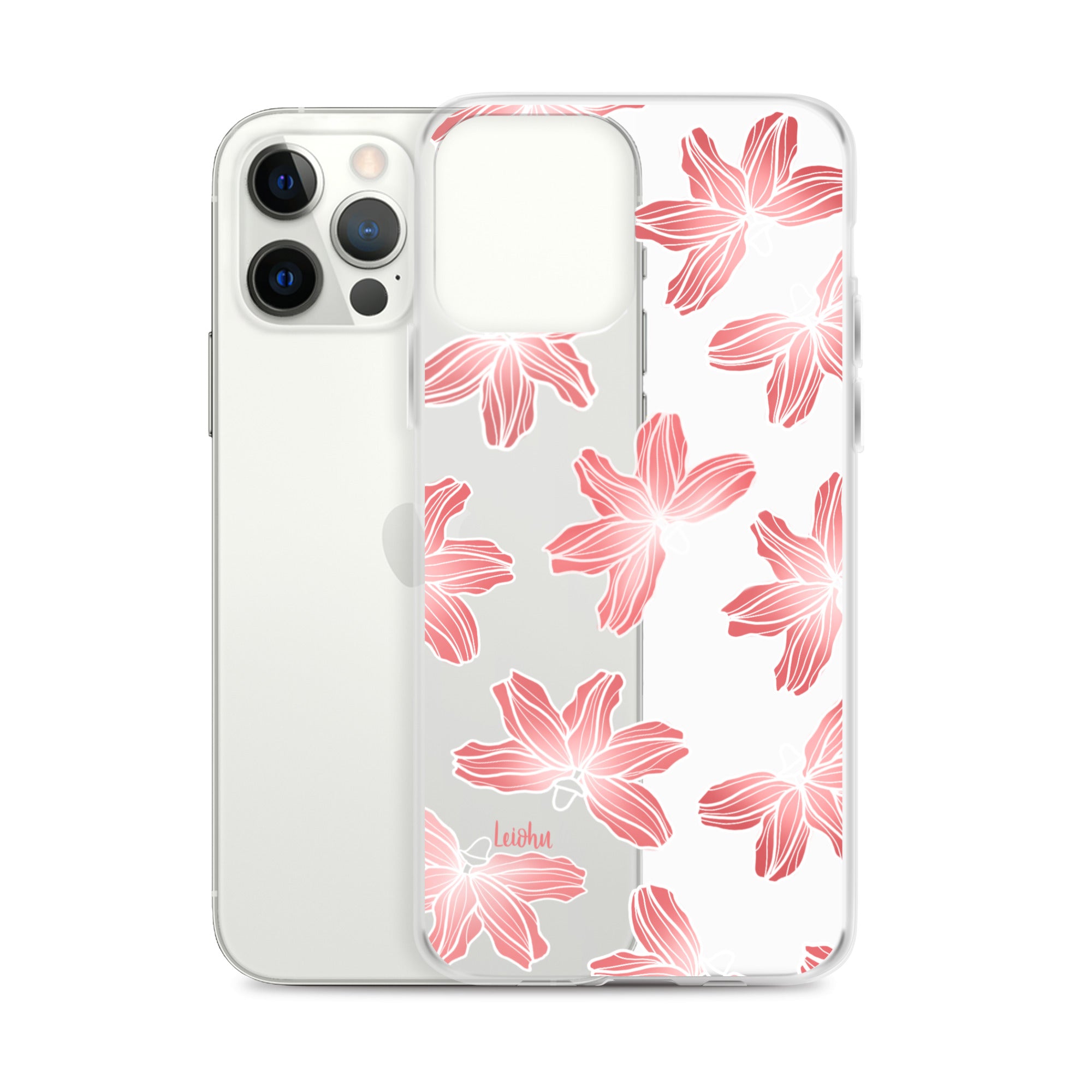 Naupaka Dream - iPhone Clear Case - LEIOHU DESIGNS