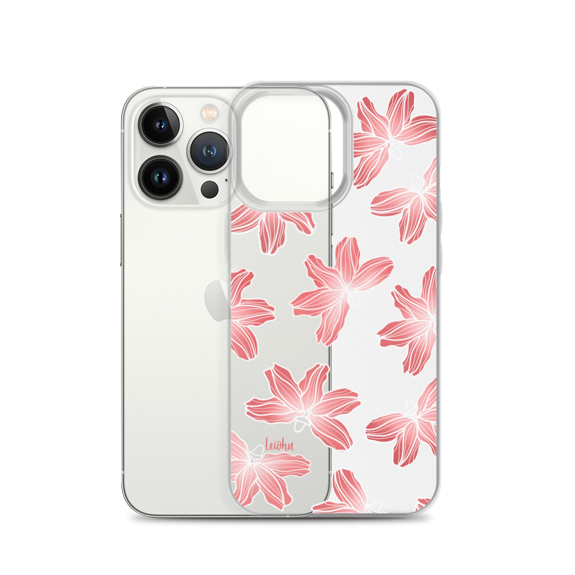 Naupaka Dream - iPhone Clear Case - LEIOHU DESIGNS