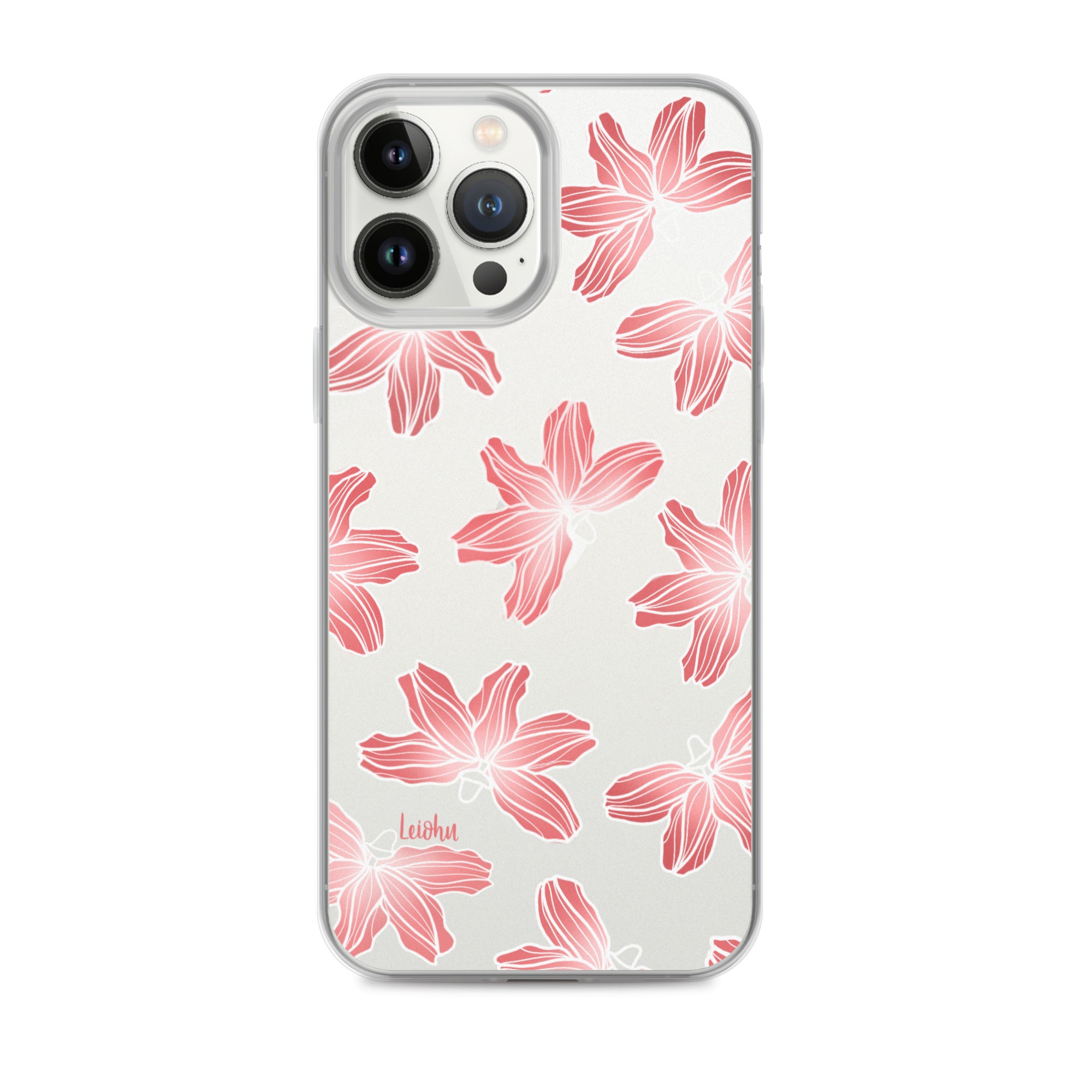 Naupaka Dream - iPhone Clear Case - LEIOHU DESIGNS
