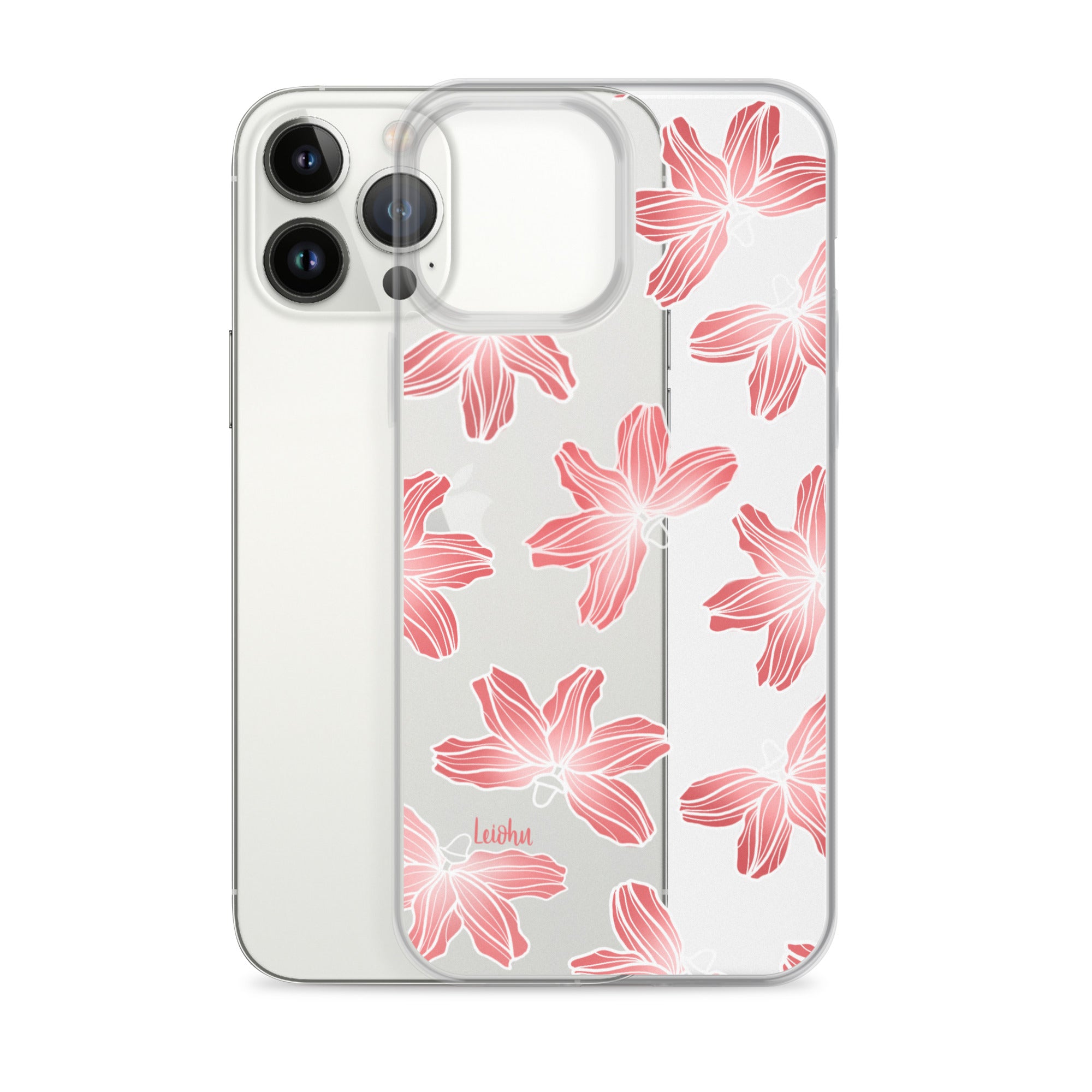 Naupaka Dream - iPhone Clear Case - LEIOHU DESIGNS