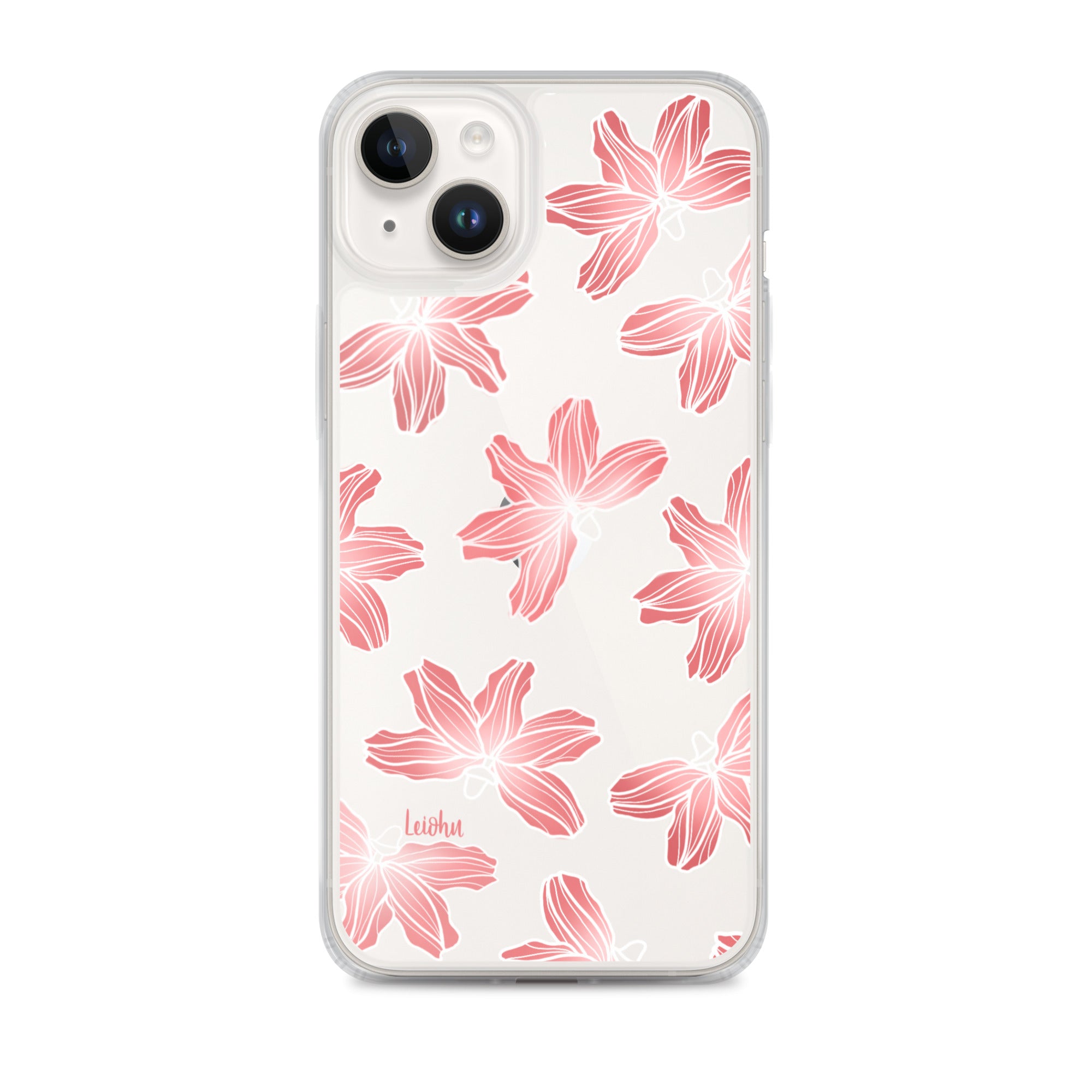 Naupaka Dream - iPhone Clear Case - LEIOHU DESIGNS