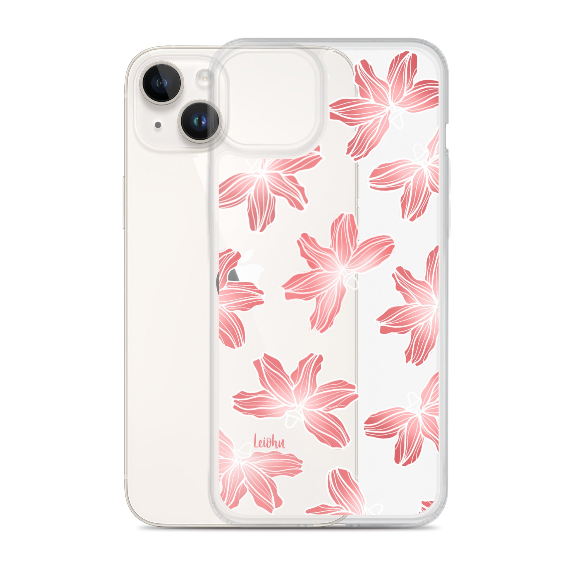 Naupaka Dream - iPhone Clear Case - LEIOHU DESIGNS
