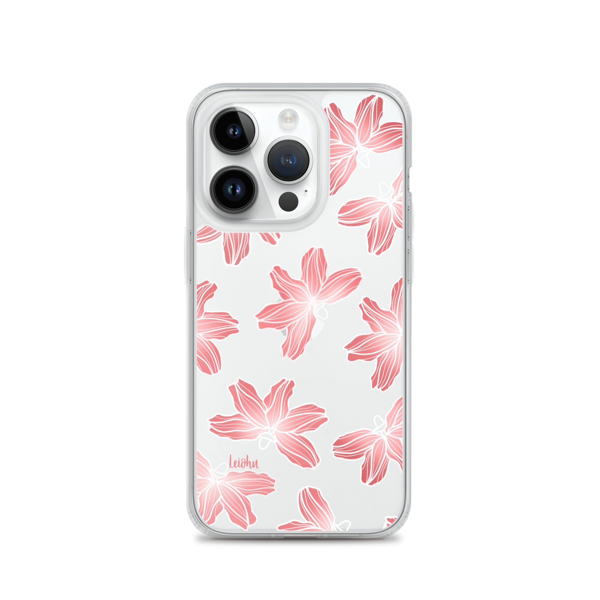 Naupaka Dream - iPhone Clear Case - LEIOHU DESIGNS