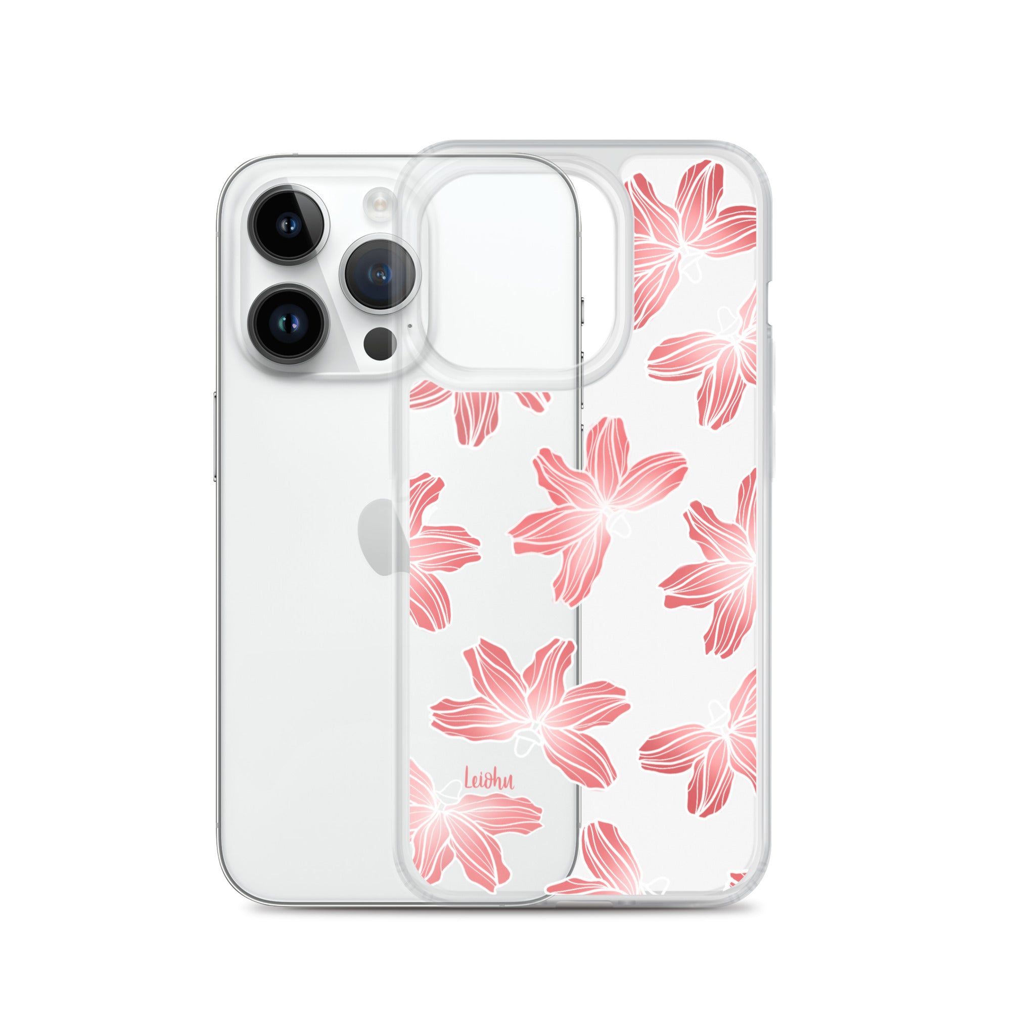 Naupaka Dream - iPhone Clear Case - LEIOHU DESIGNS