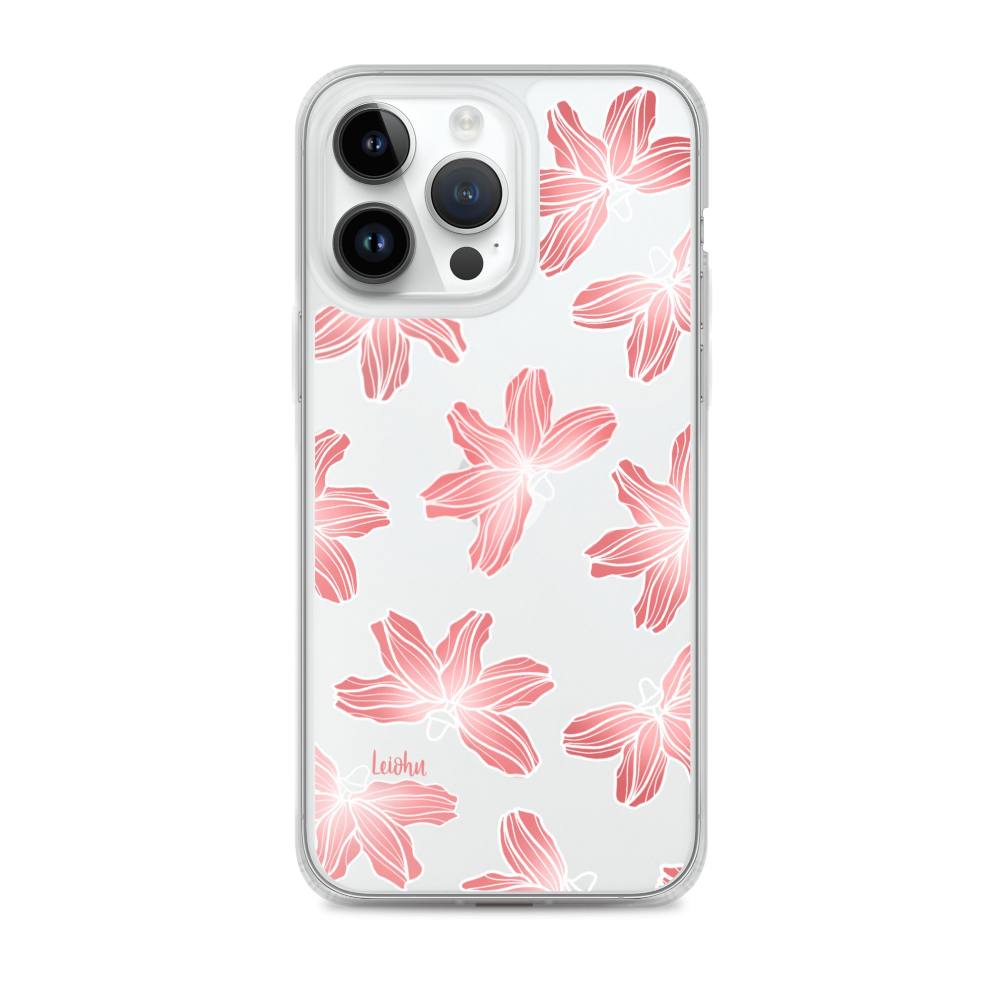 Naupaka Dream - iPhone Clear Case - LEIOHU DESIGNS