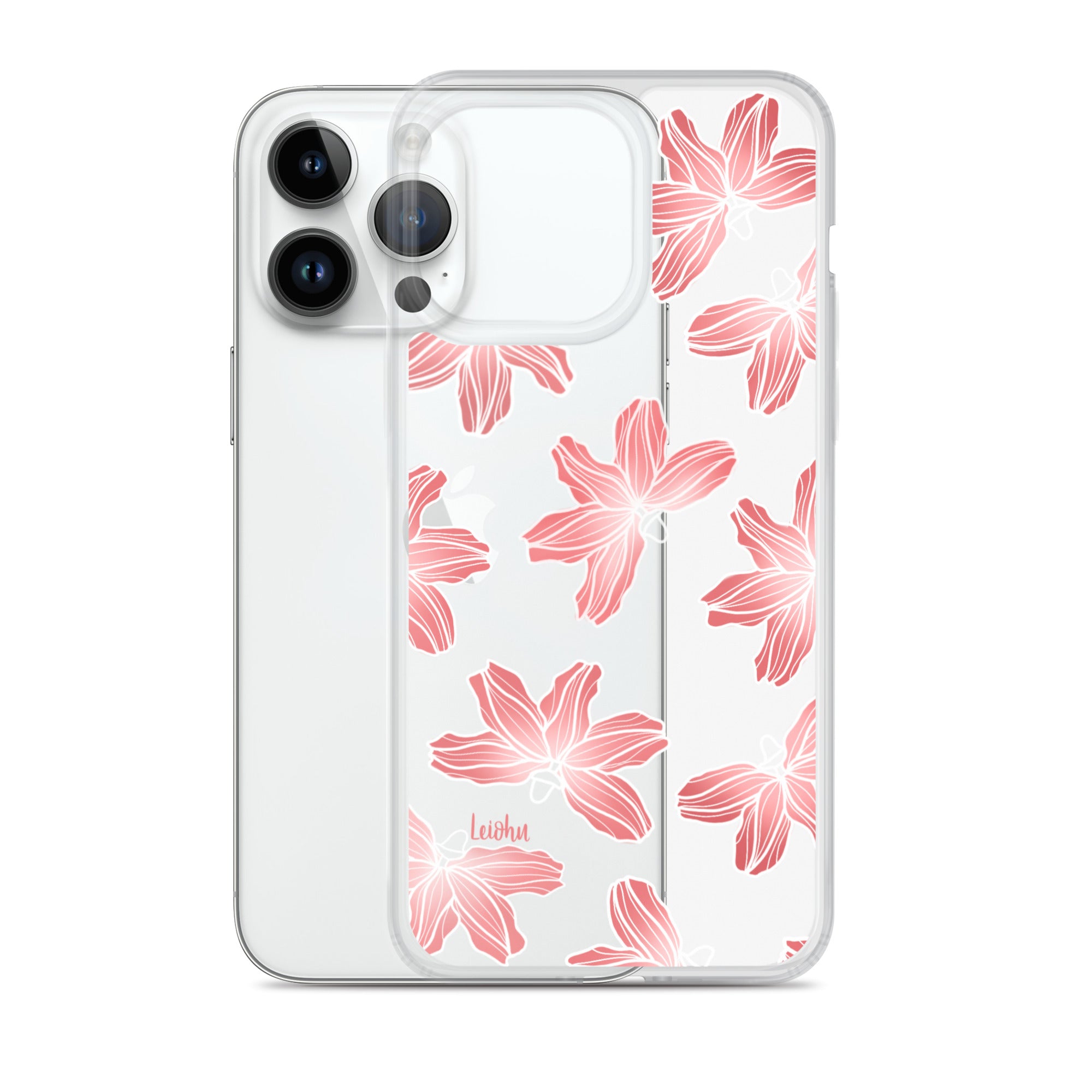 Naupaka Dream - iPhone Clear Case - LEIOHU DESIGNS