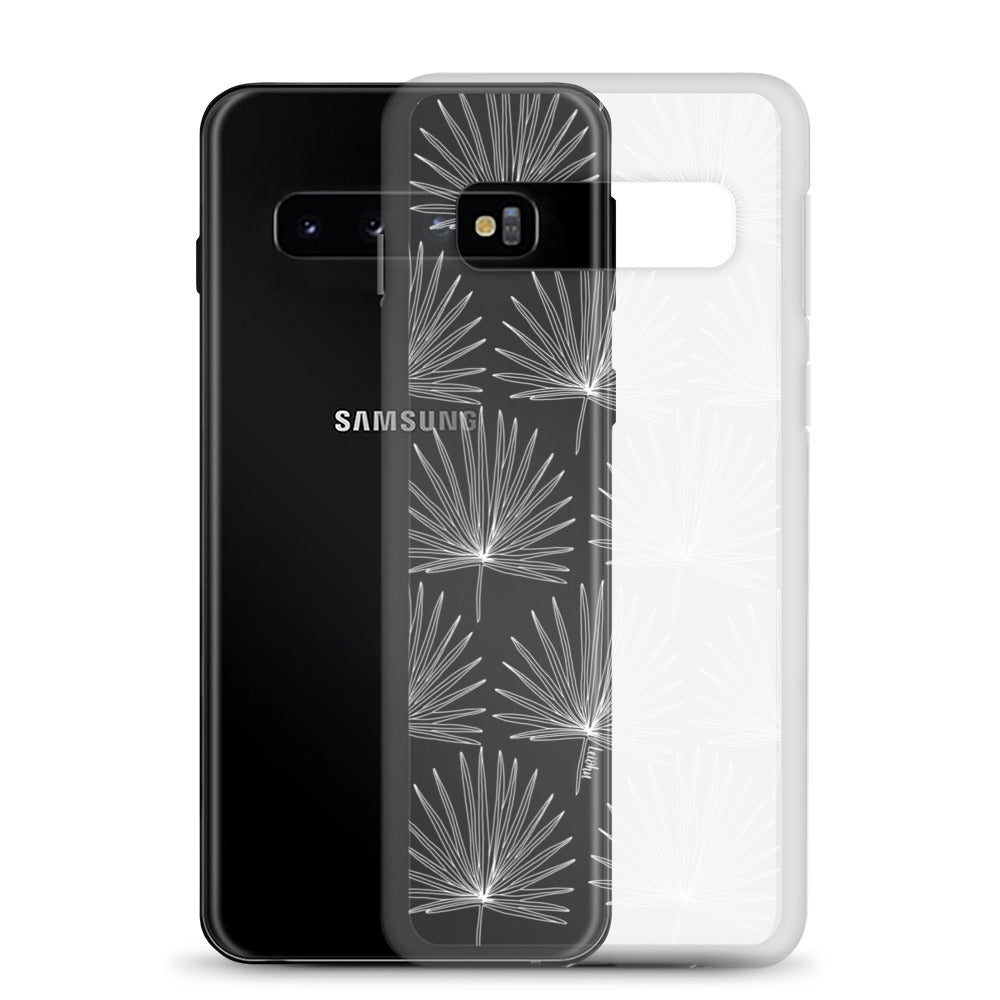 Fan Palm - Clear Case for Samsung® - LEIOHU DESIGNS