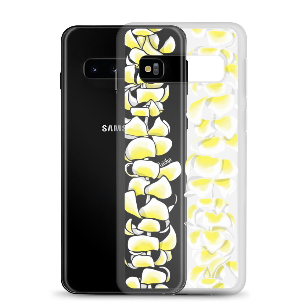 Plumeria - Clear Case for Samsung® - LEIOHU DESIGNS