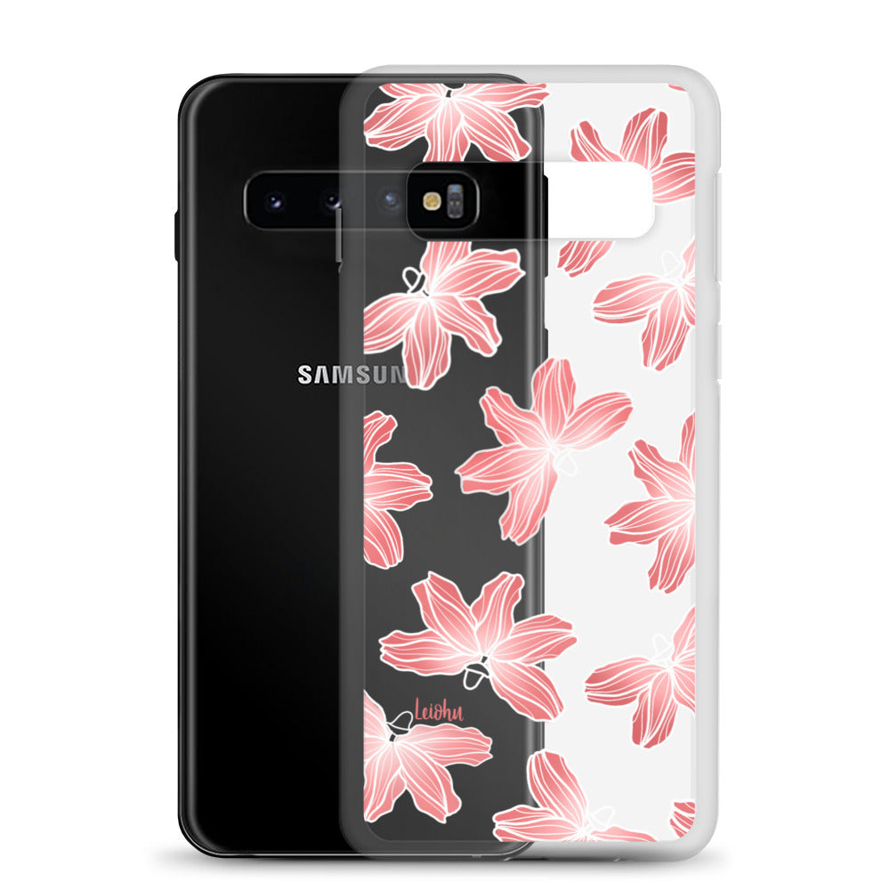 Naupaka Dream - Clear Case for Samsung® - LEIOHU DESIGNS
