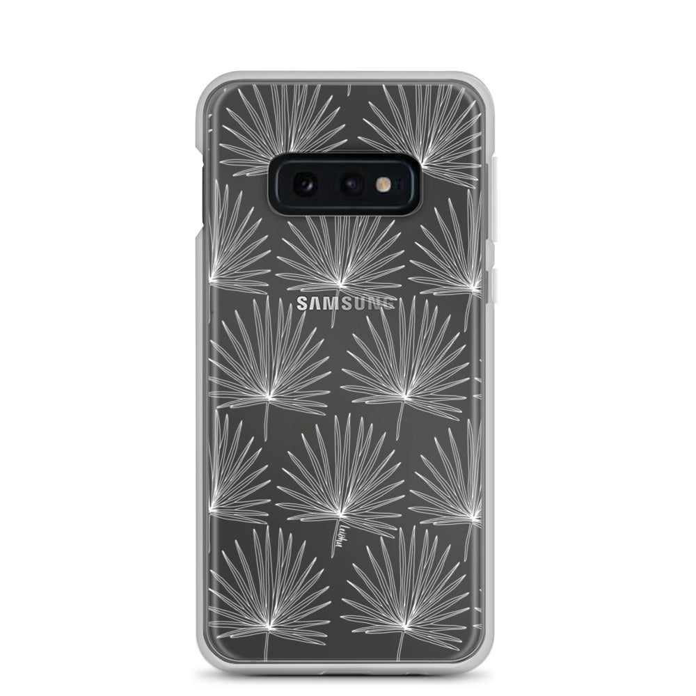 Fan Palm - Clear Case for Samsung® - LEIOHU DESIGNS