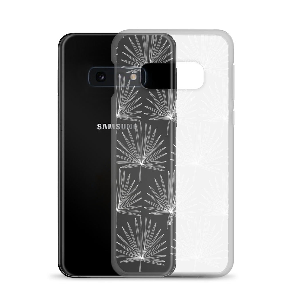 Fan Palm - Clear Case for Samsung® - LEIOHU DESIGNS
