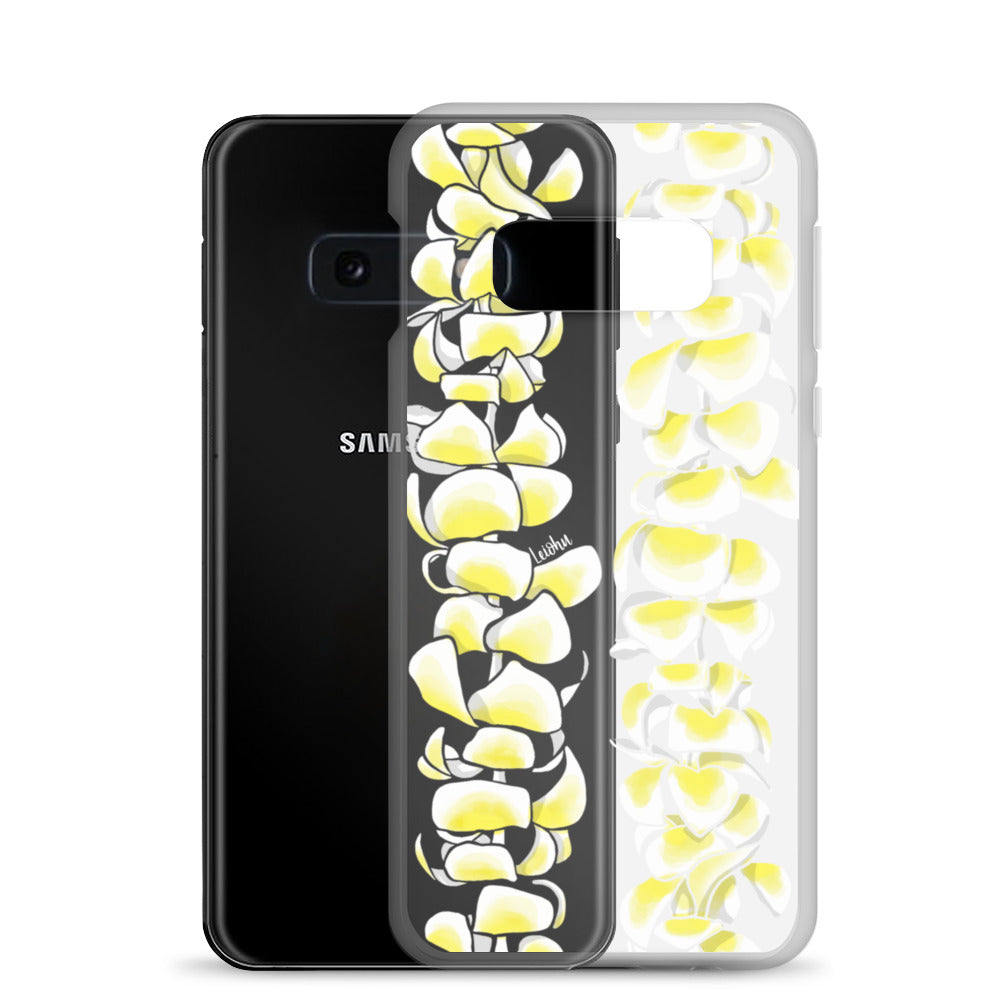 Plumeria - Clear Case for Samsung® - LEIOHU DESIGNS