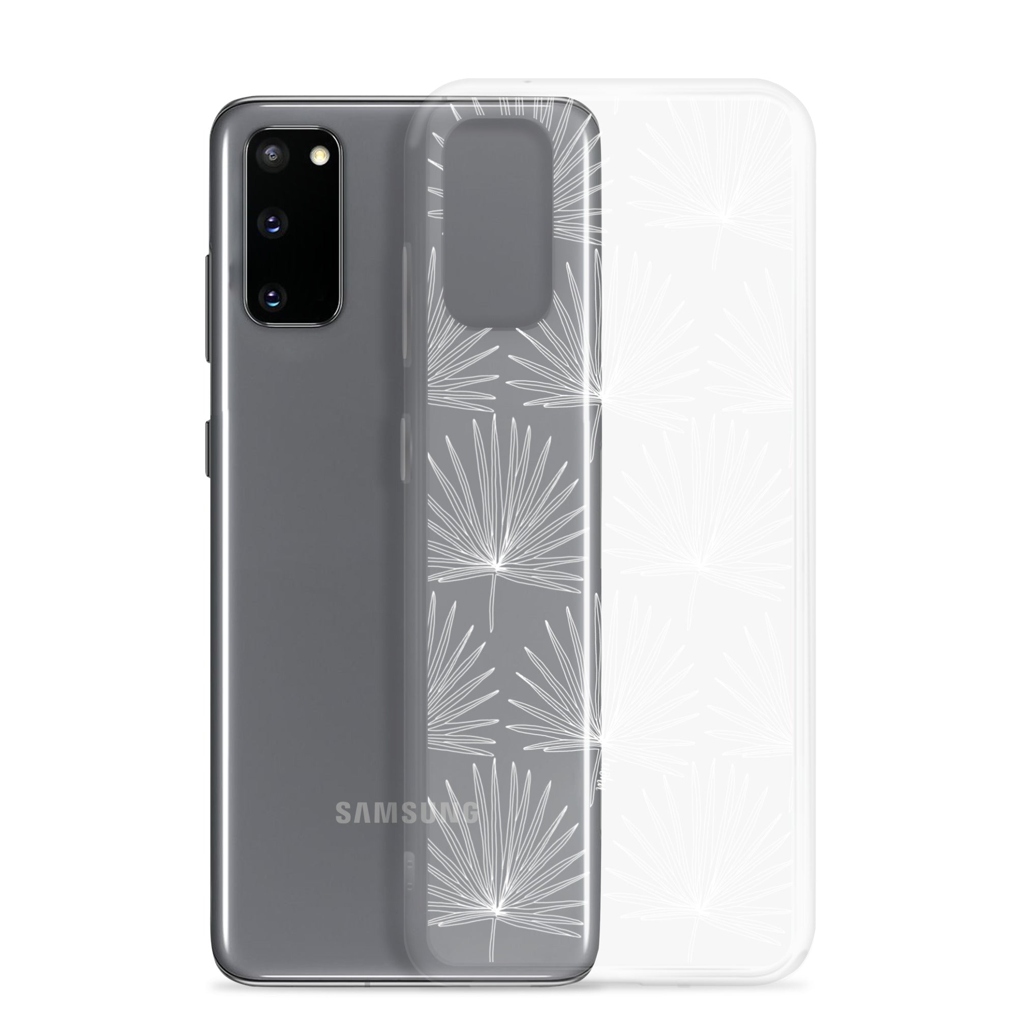 Fan Palm - Clear Case for Samsung® - LEIOHU DESIGNS