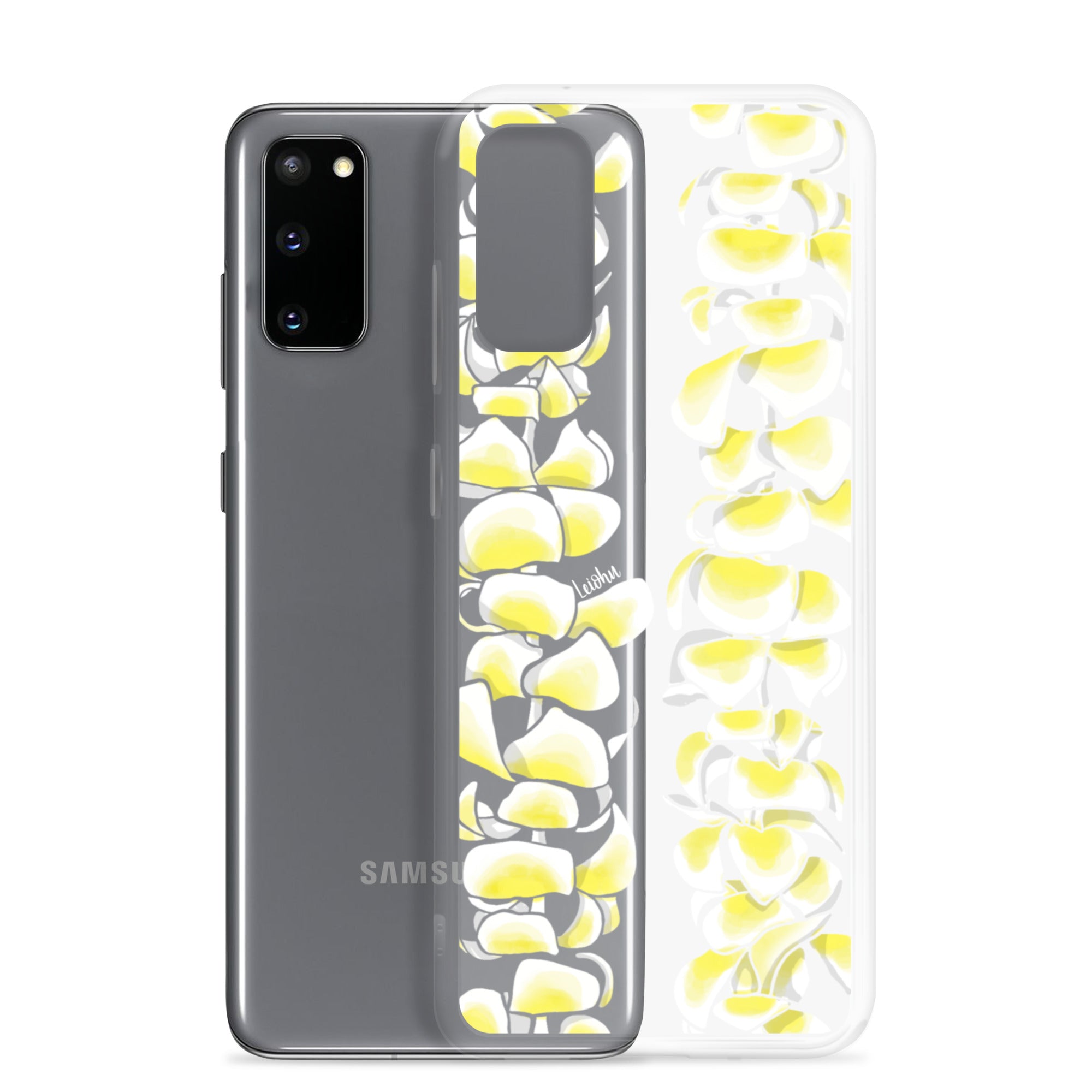 Plumeria - Clear Case for Samsung® - LEIOHU DESIGNS