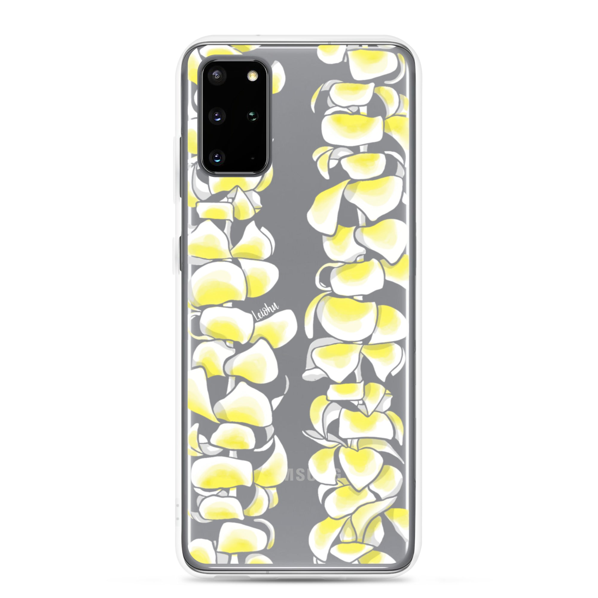 Plumeria - Clear Case for Samsung® - LEIOHU DESIGNS