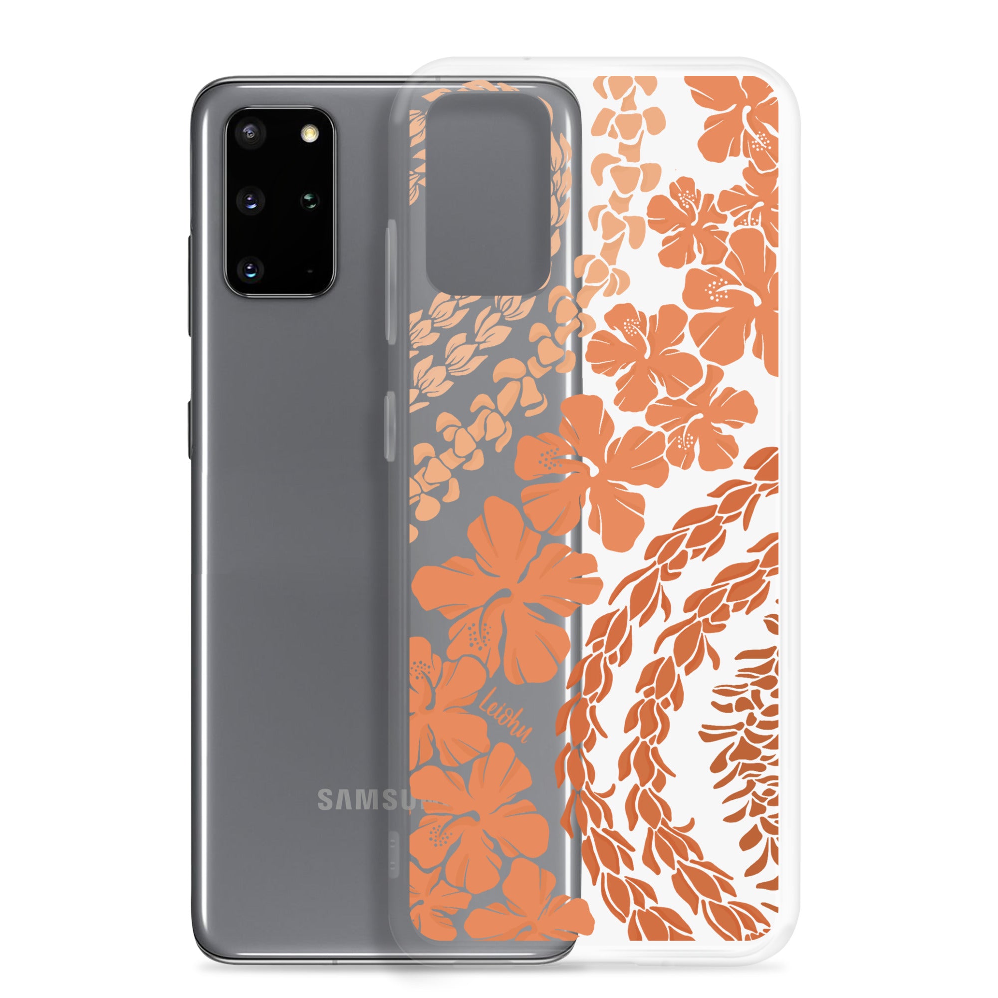 Groovy Lei - Warm - Clear Case for Samsung® - LEIOHU DESIGNS