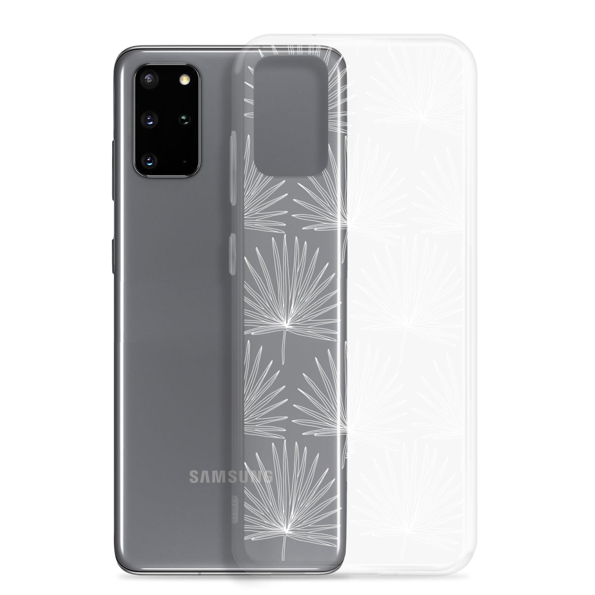 Fan Palm - Clear Case for Samsung® - LEIOHU DESIGNS