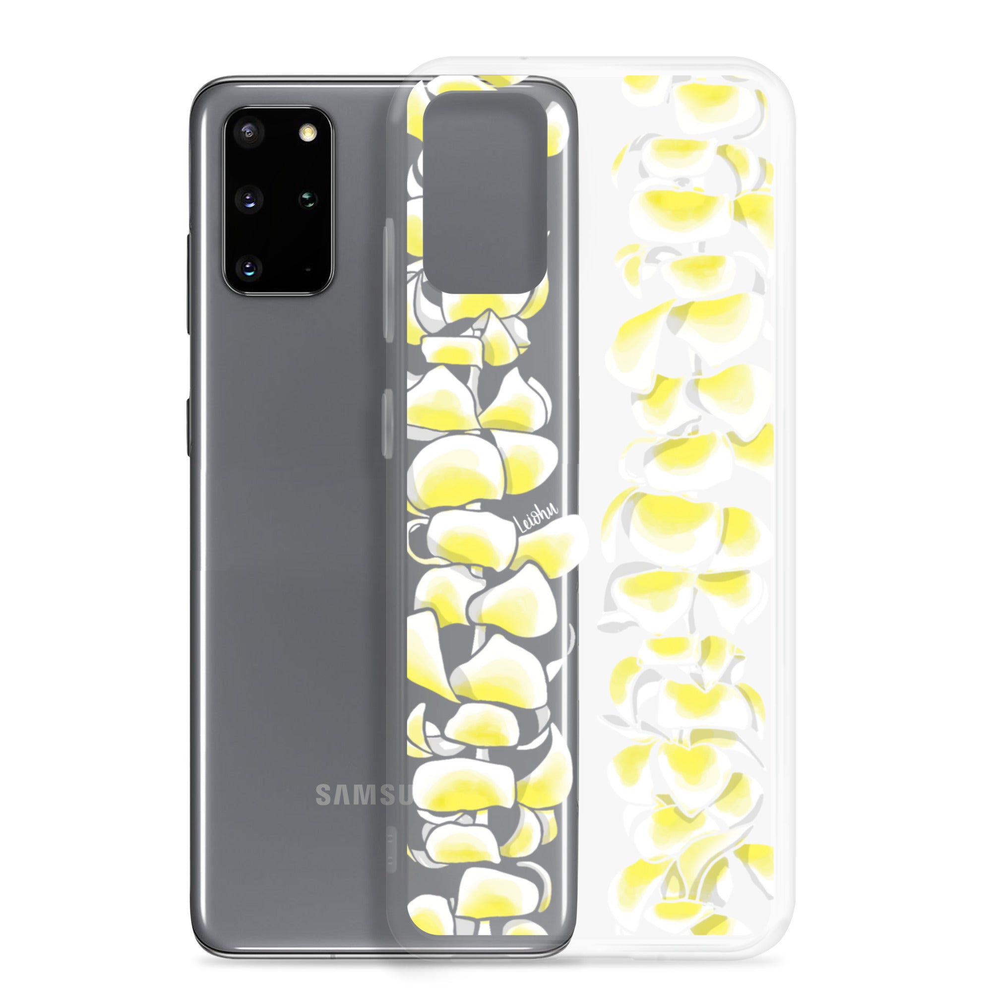 Plumeria - Clear Case for Samsung® - LEIOHU DESIGNS