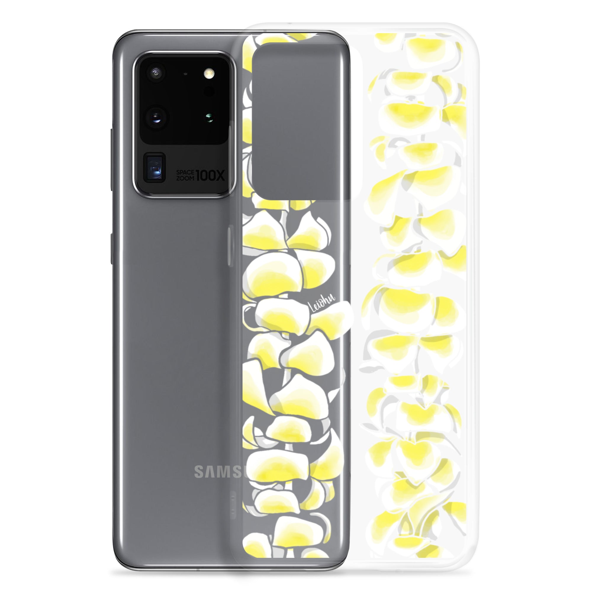 Plumeria - Clear Case for Samsung® - LEIOHU DESIGNS