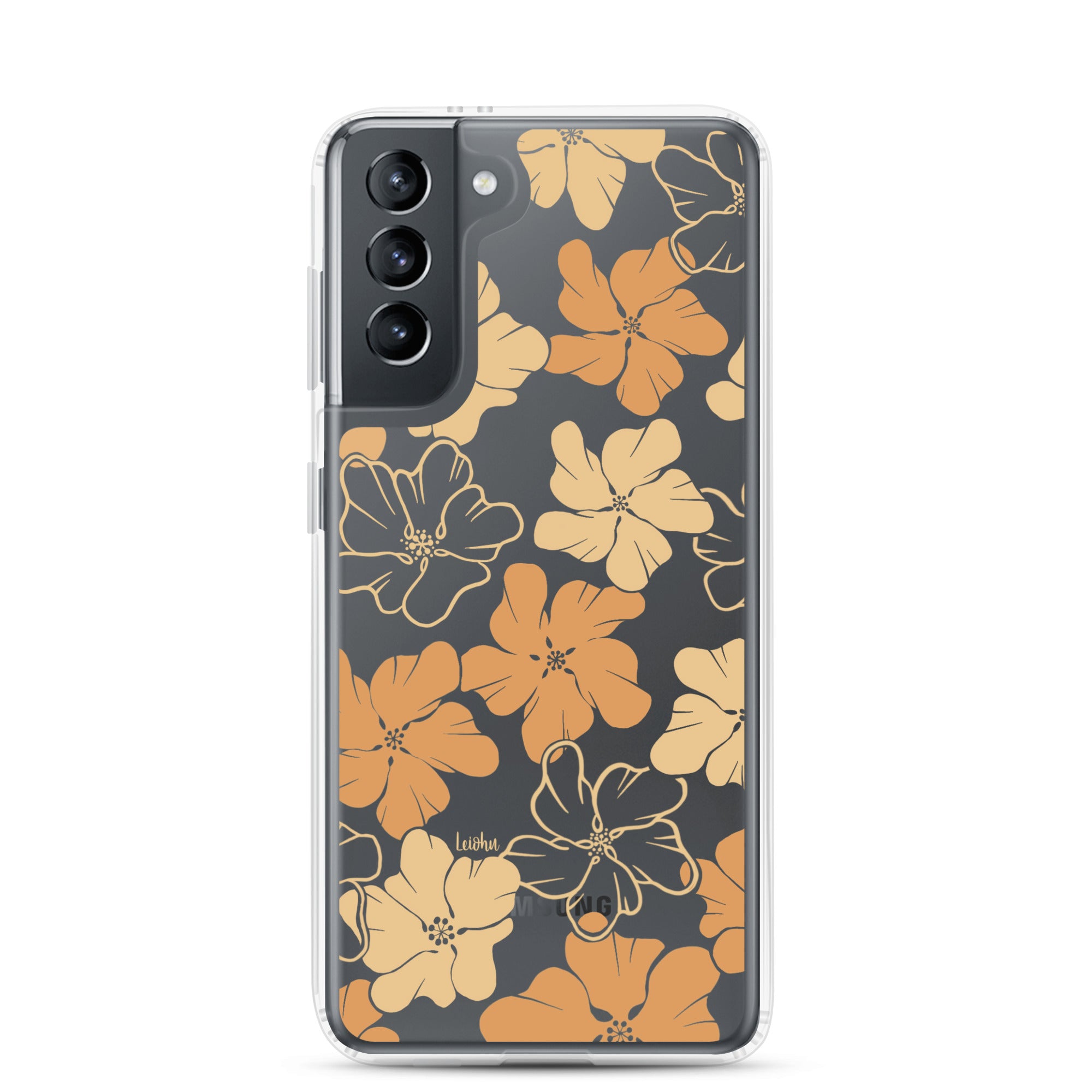 Retro Ilima - Clear Case for Samsung® - LEIOHU DESIGNS