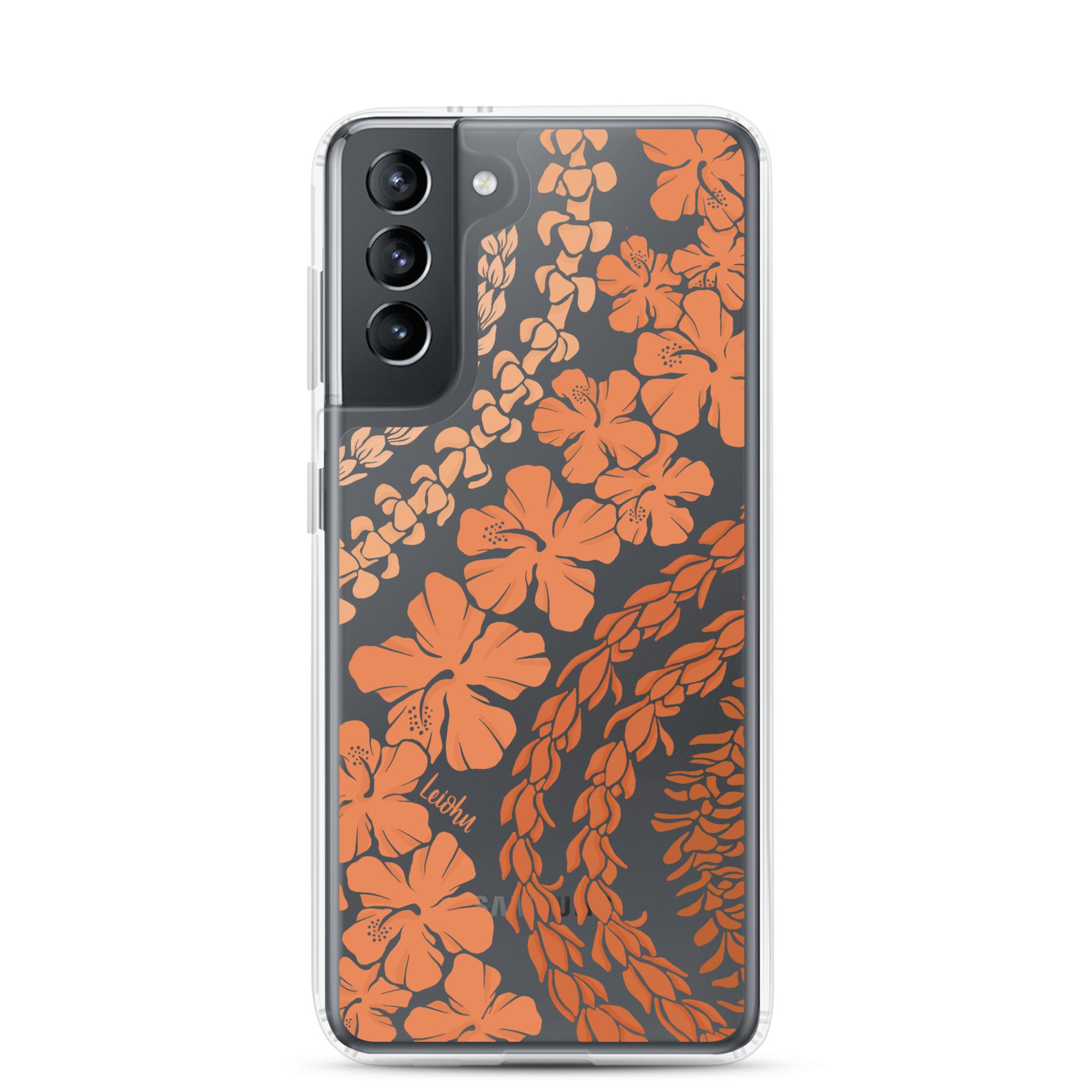 Groovy Lei - Warm - Clear Case for Samsung® - LEIOHU DESIGNS