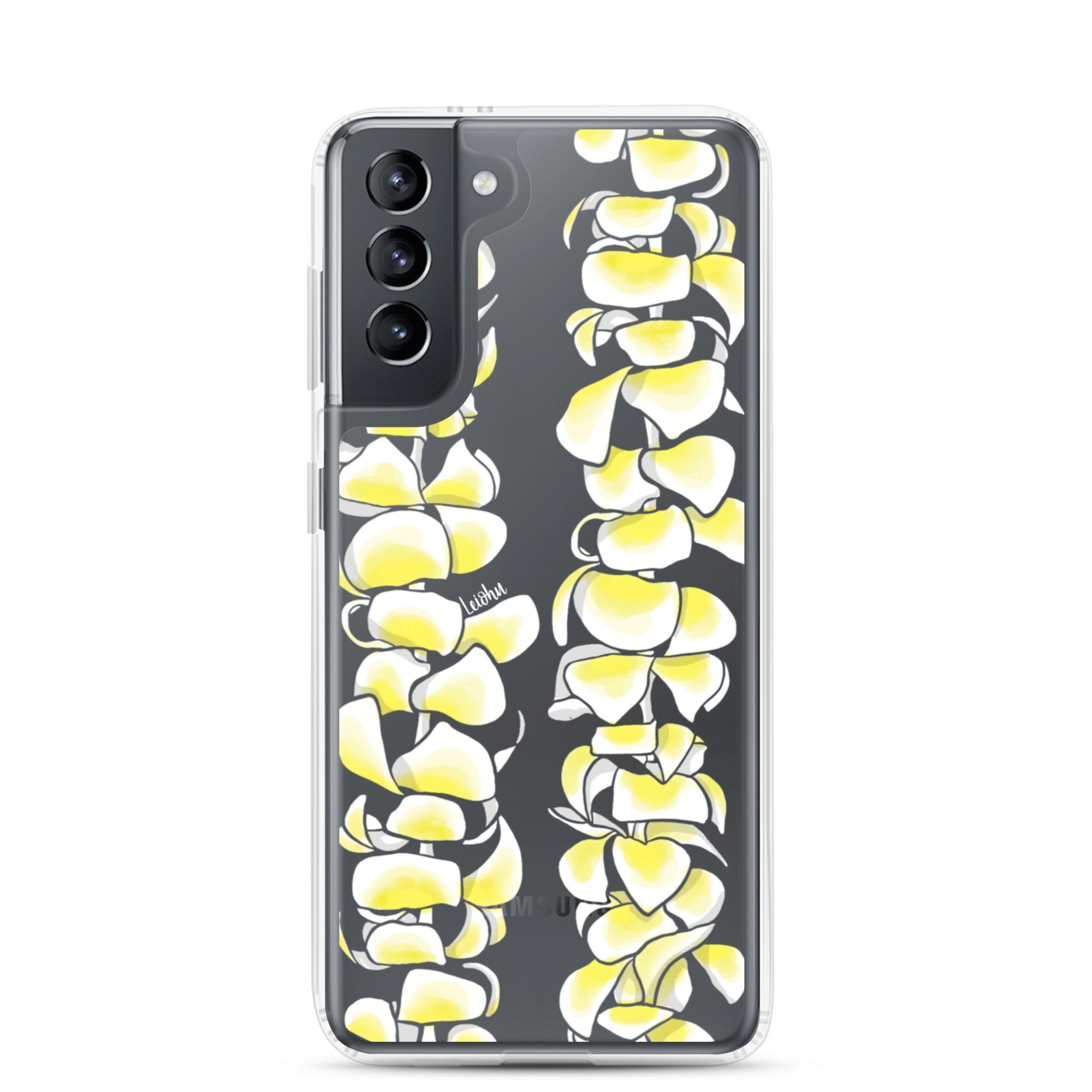 Plumeria - Clear Case for Samsung® - LEIOHU DESIGNS