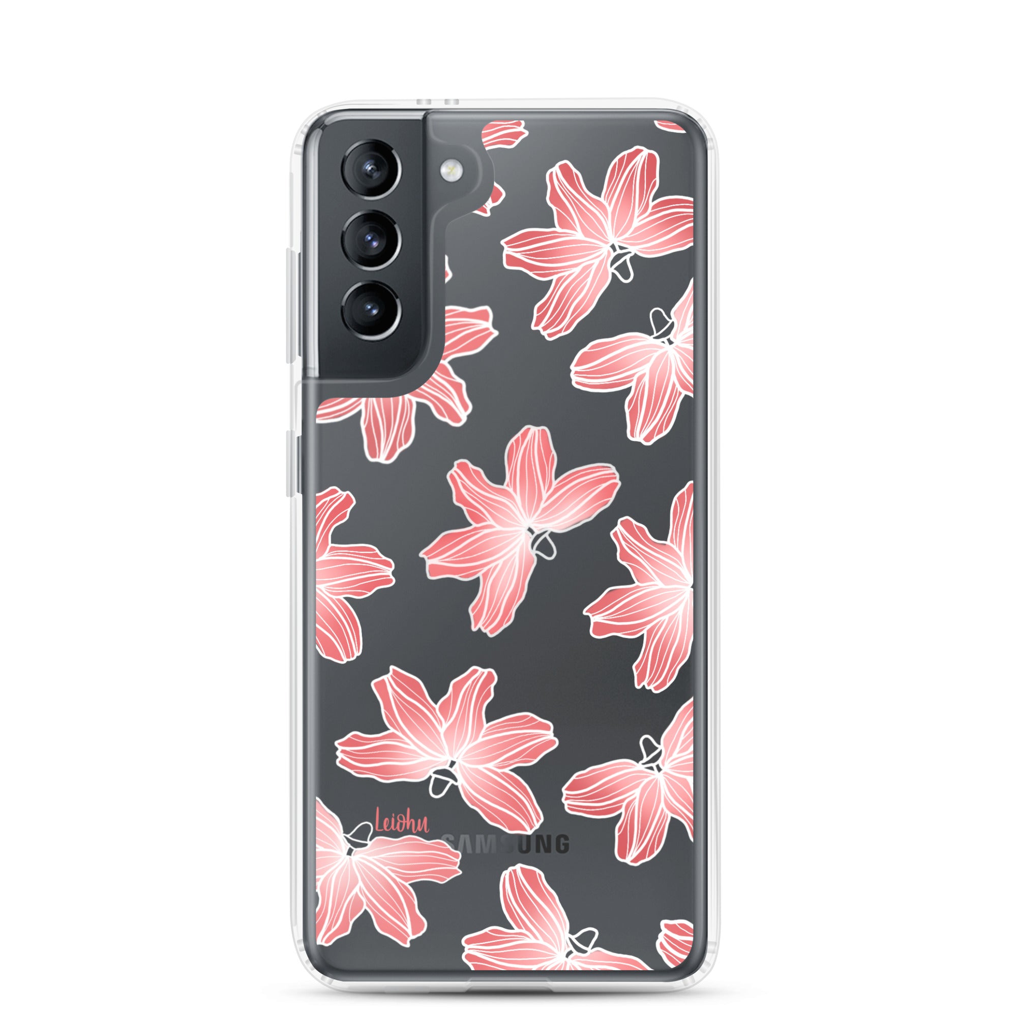 Naupaka Dream - Clear Case for Samsung® - LEIOHU DESIGNS