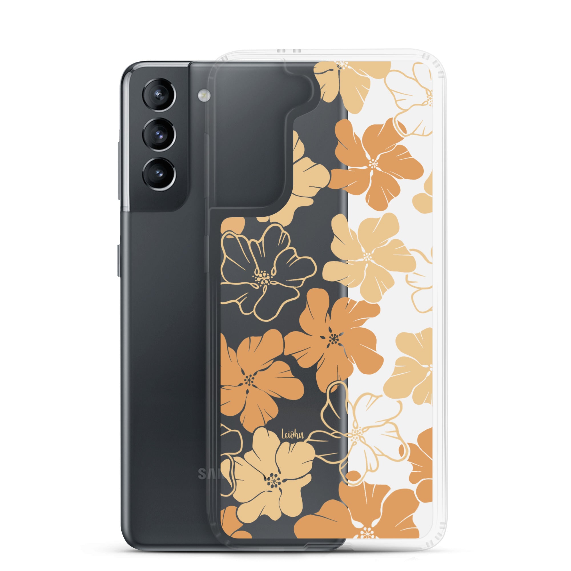 Retro Ilima - Clear Case for Samsung® - LEIOHU DESIGNS