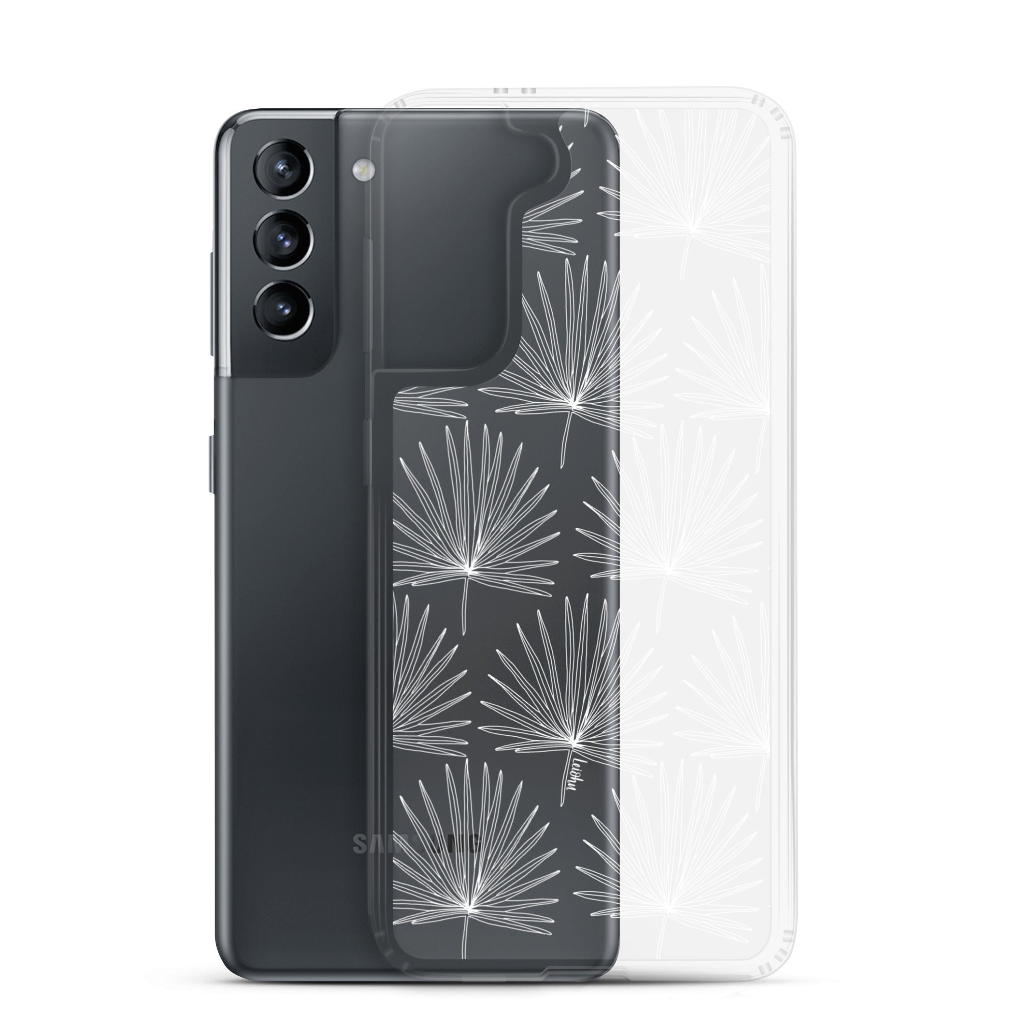 Fan Palm - Clear Case for Samsung® - LEIOHU DESIGNS