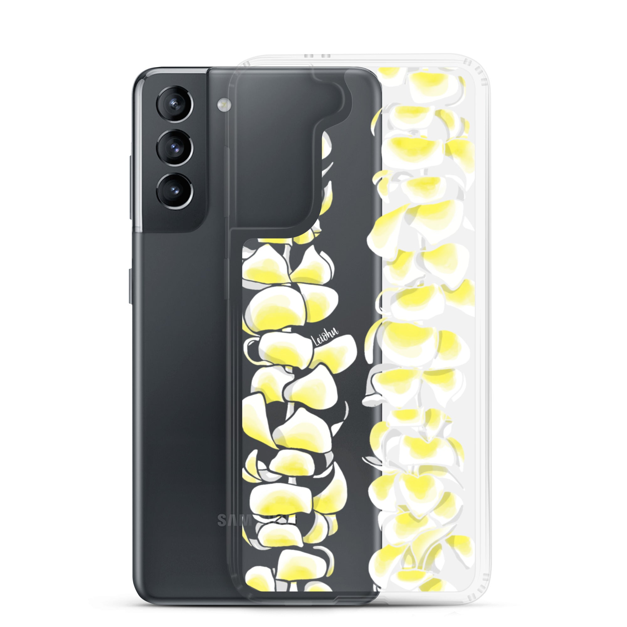 Plumeria - Clear Case for Samsung® - LEIOHU DESIGNS