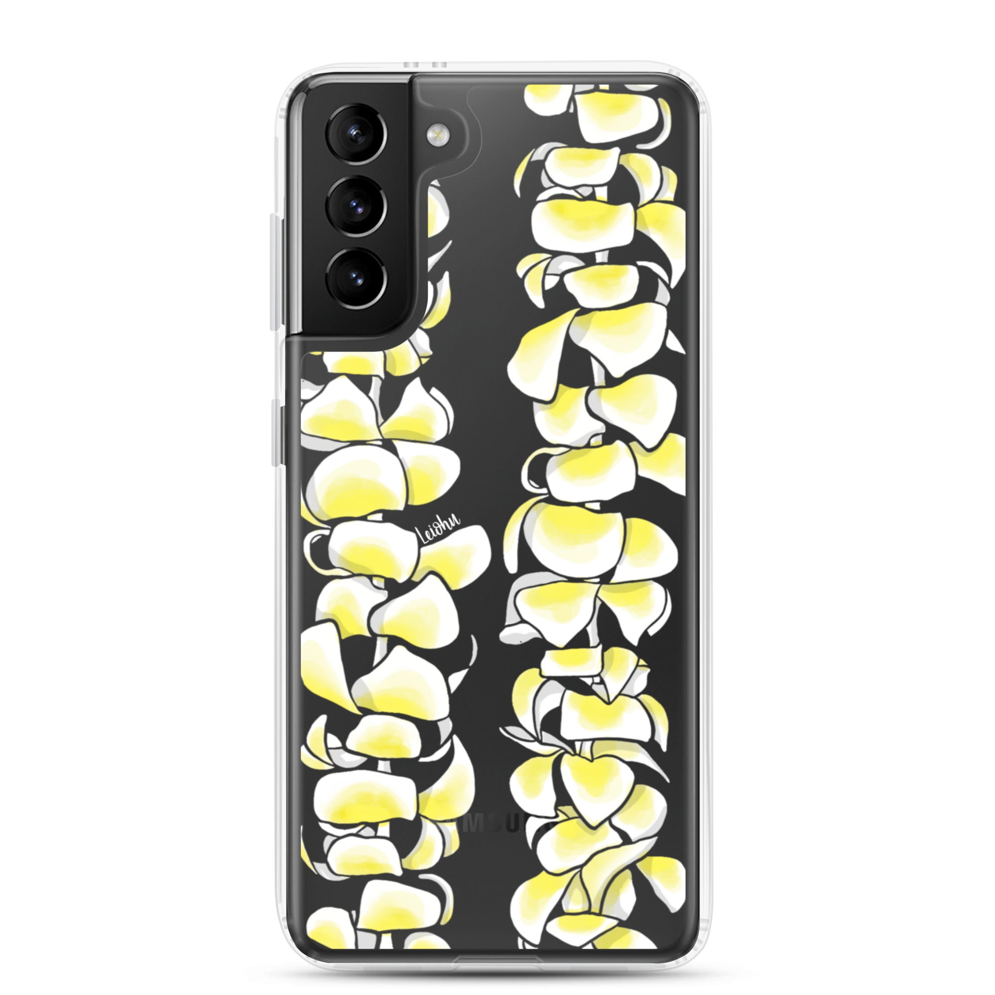 Plumeria - Clear Case for Samsung® - LEIOHU DESIGNS