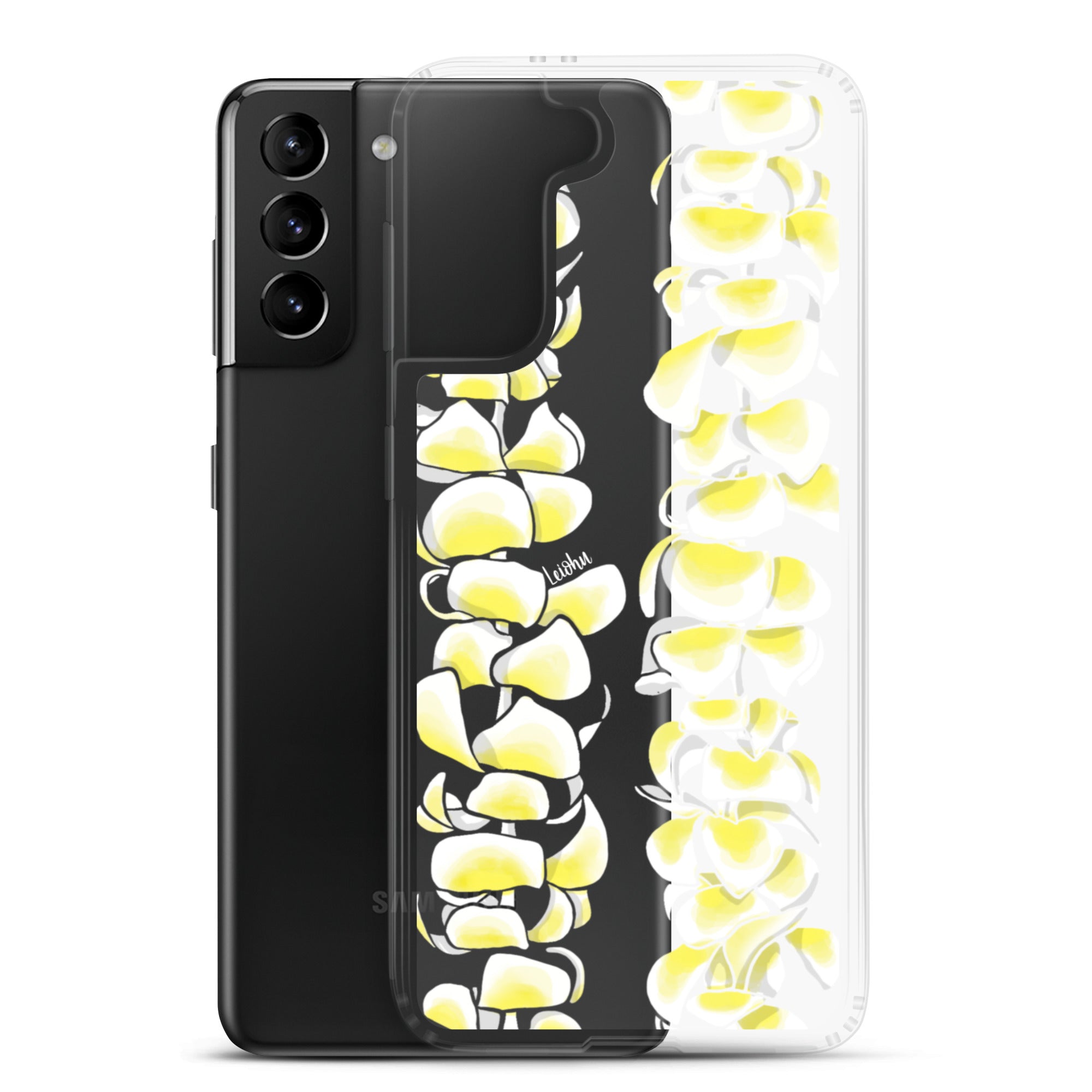 Plumeria - Clear Case for Samsung® - LEIOHU DESIGNS