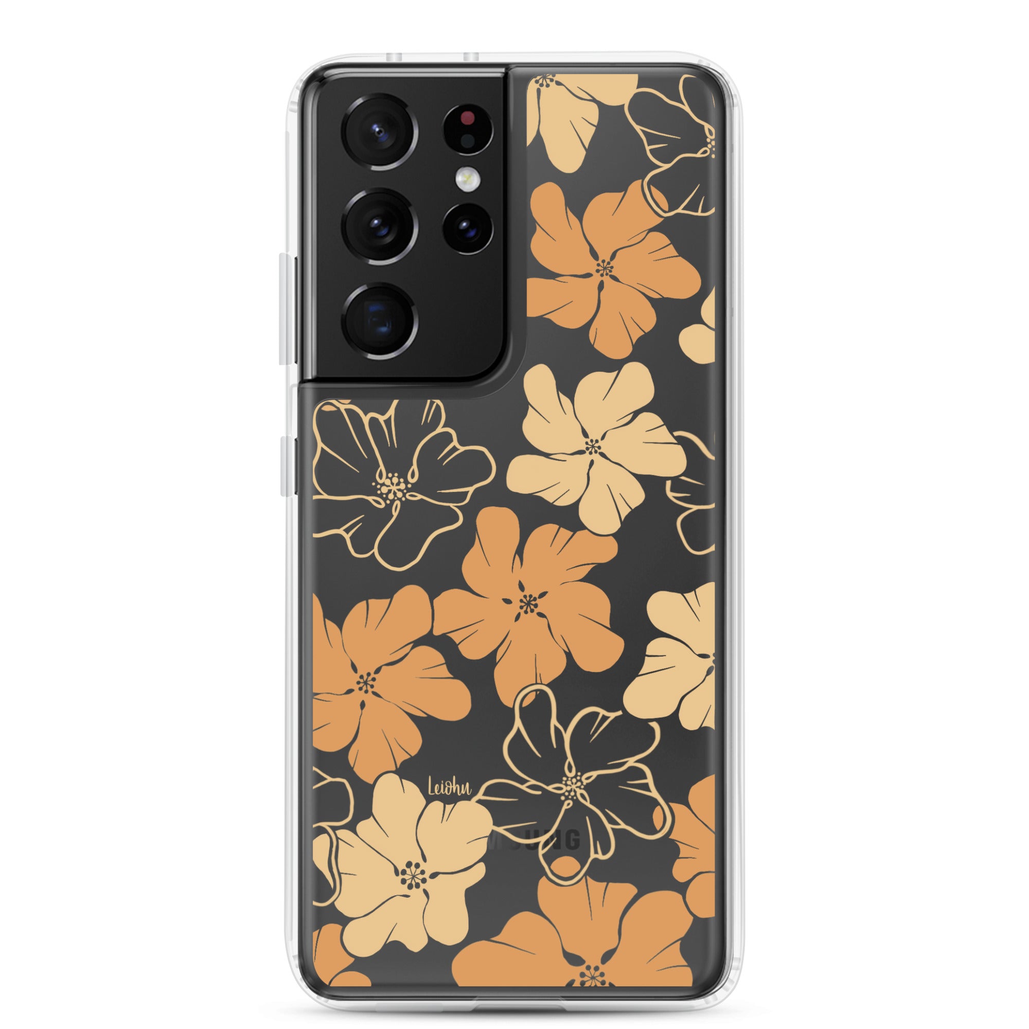 Retro Ilima - Clear Case for Samsung® - LEIOHU DESIGNS