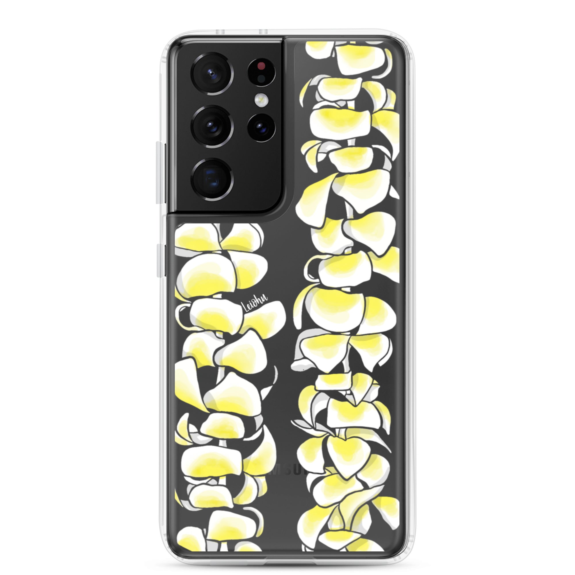 Plumeria - Clear Case for Samsung® - LEIOHU DESIGNS