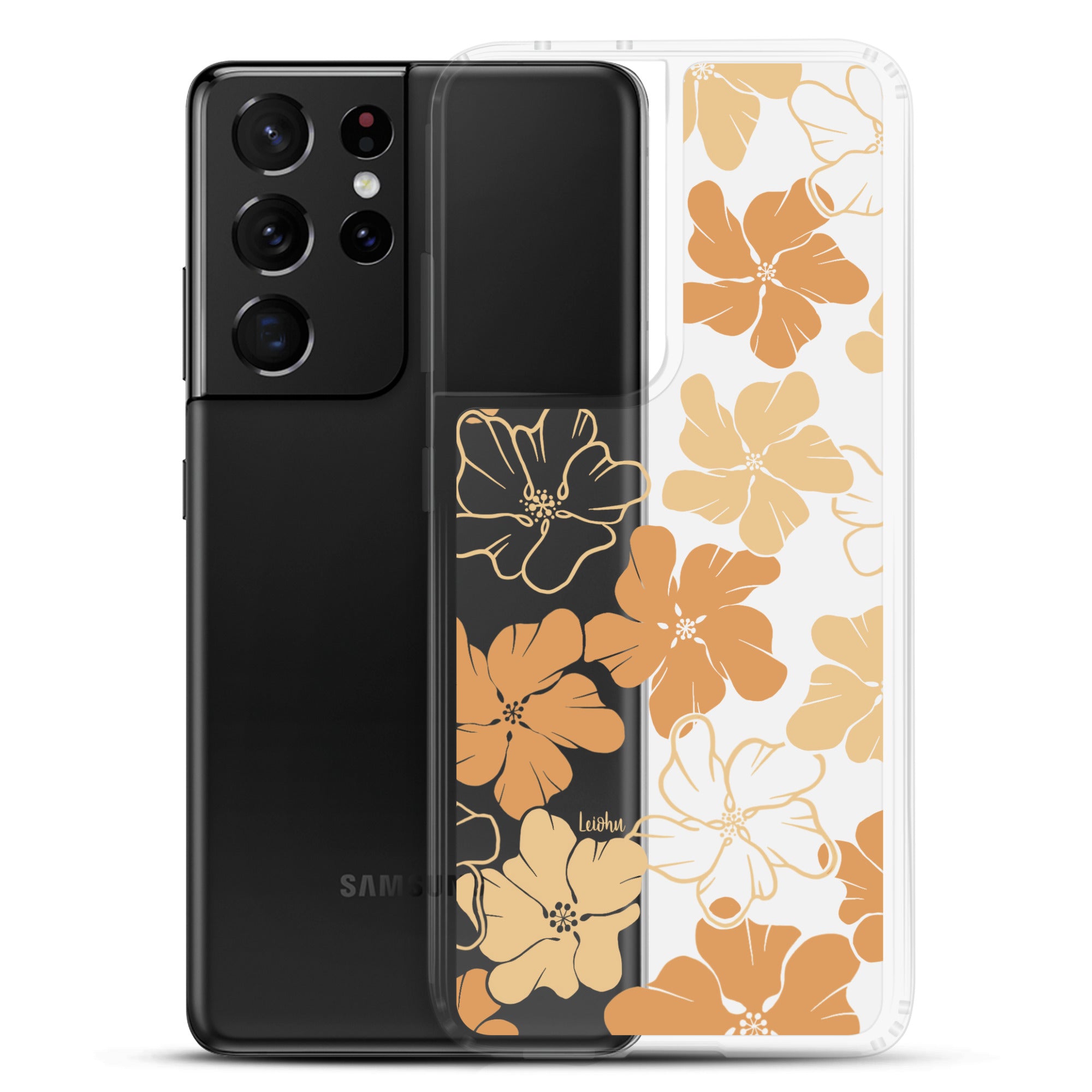 Retro Ilima - Clear Case for Samsung® - LEIOHU DESIGNS