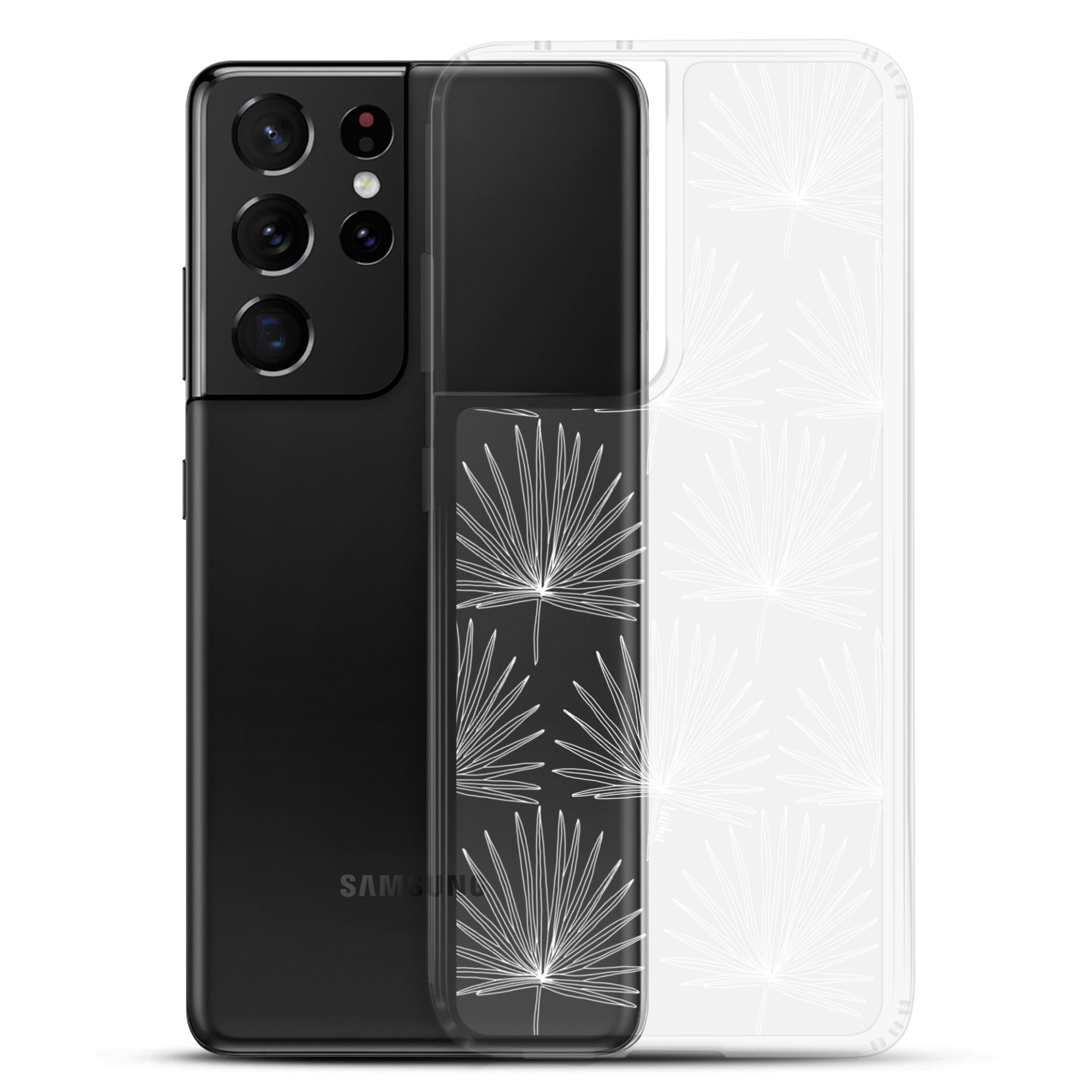 Fan Palm - Clear Case for Samsung® - LEIOHU DESIGNS
