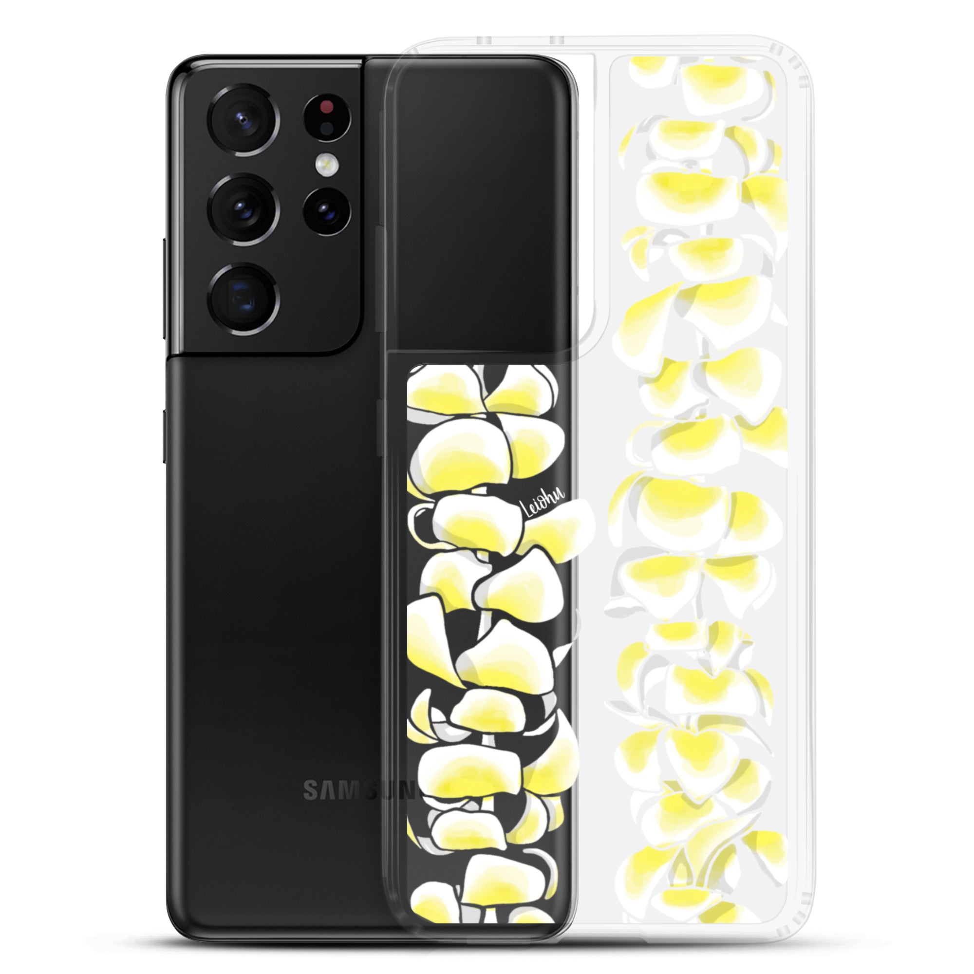 Plumeria - Clear Case for Samsung® - LEIOHU DESIGNS