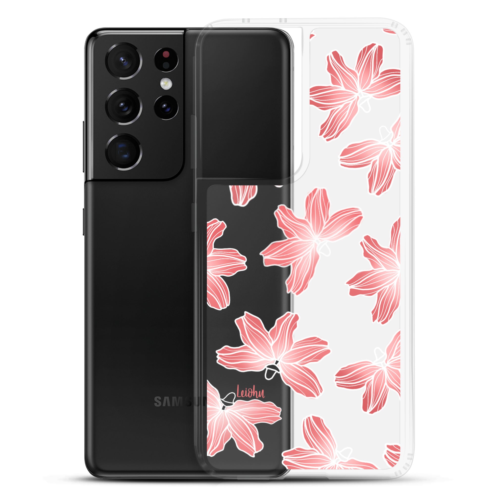 Naupaka Dream - Clear Case for Samsung® - LEIOHU DESIGNS