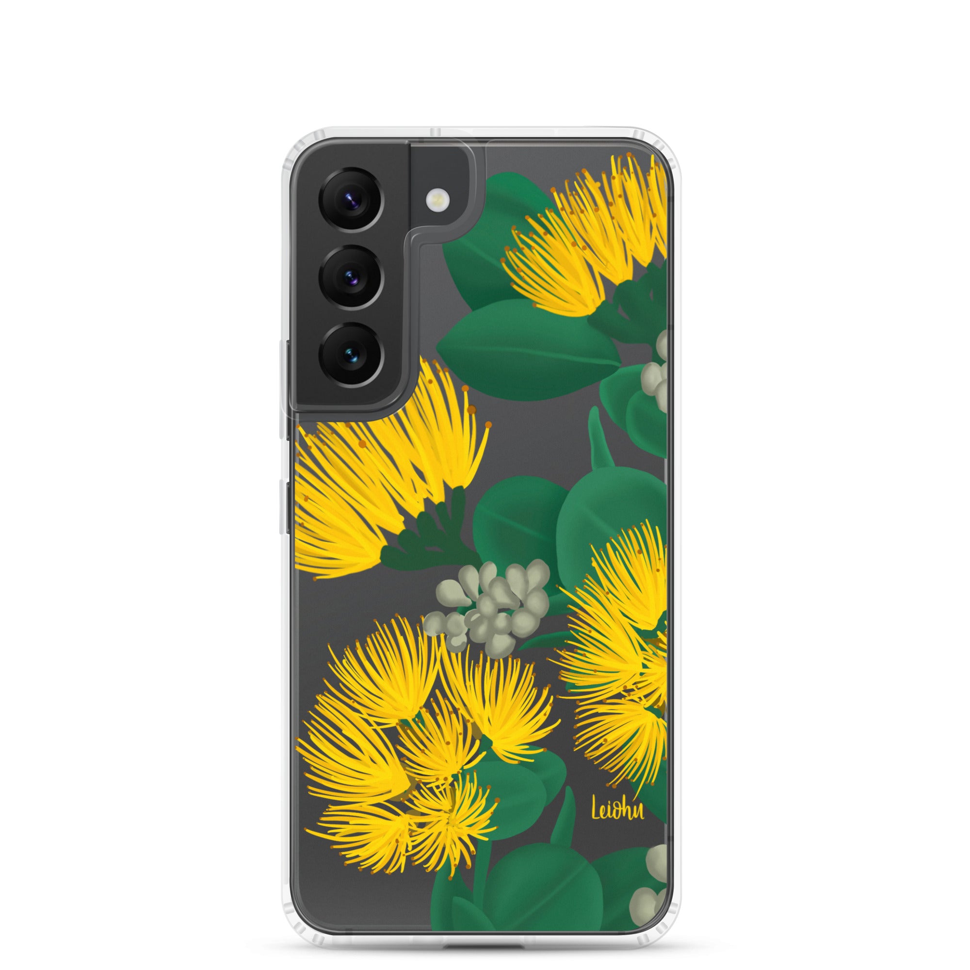 Ōhi'a Lehua - Melemele - Clear Case for Samsung® - LEIOHU DESIGNS