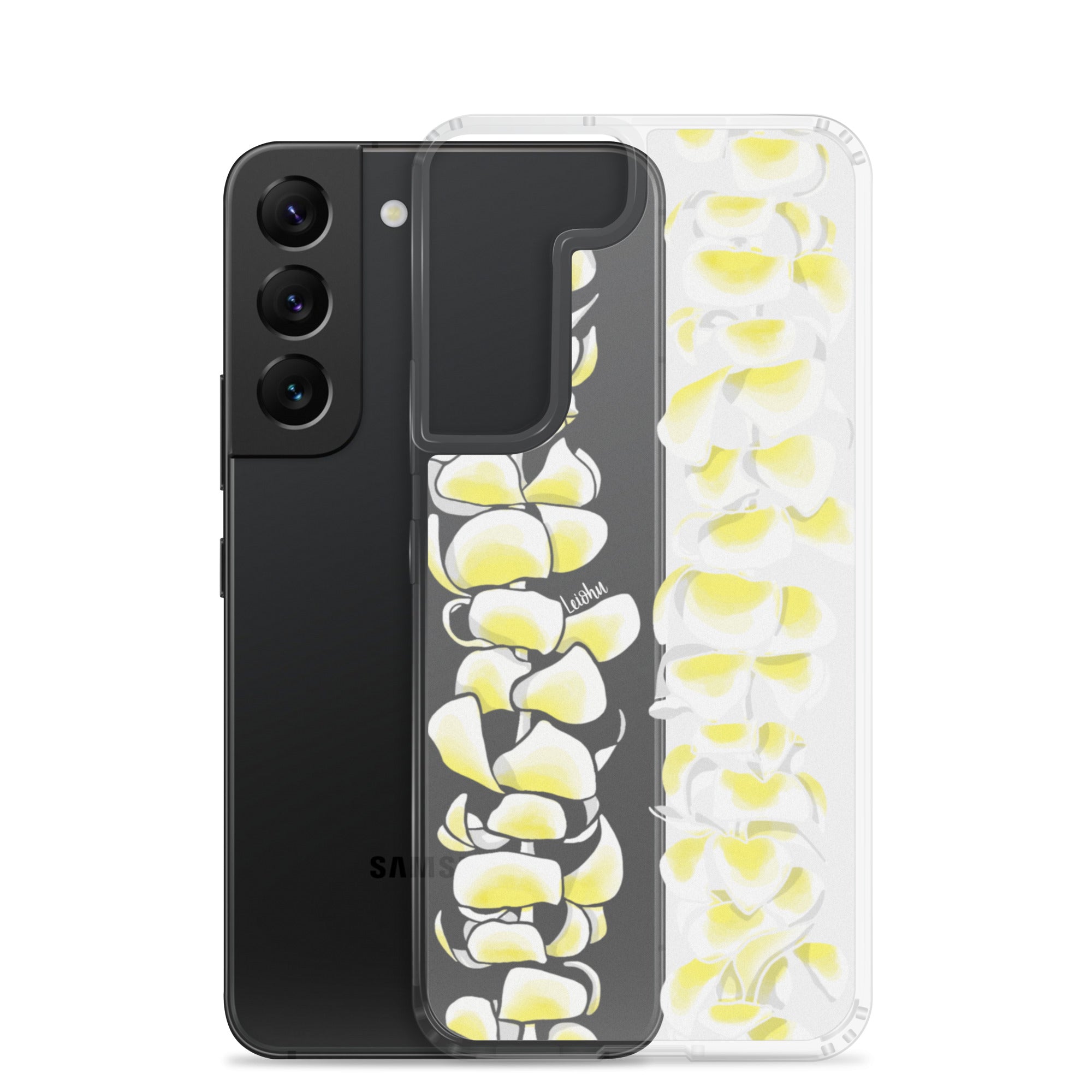 Plumeria - Clear Case for Samsung® - LEIOHU DESIGNS