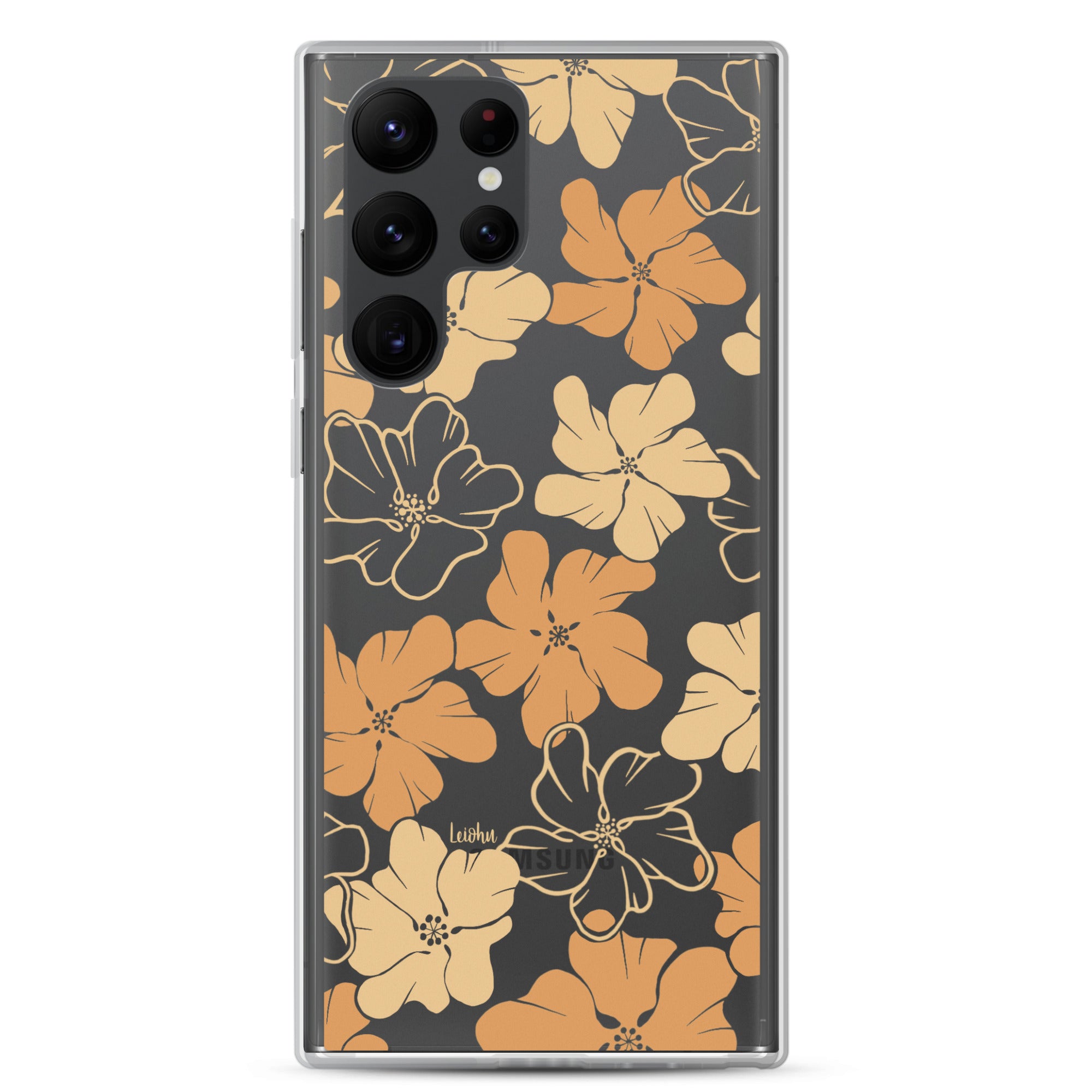 Retro Ilima - Clear Case for Samsung® - LEIOHU DESIGNS