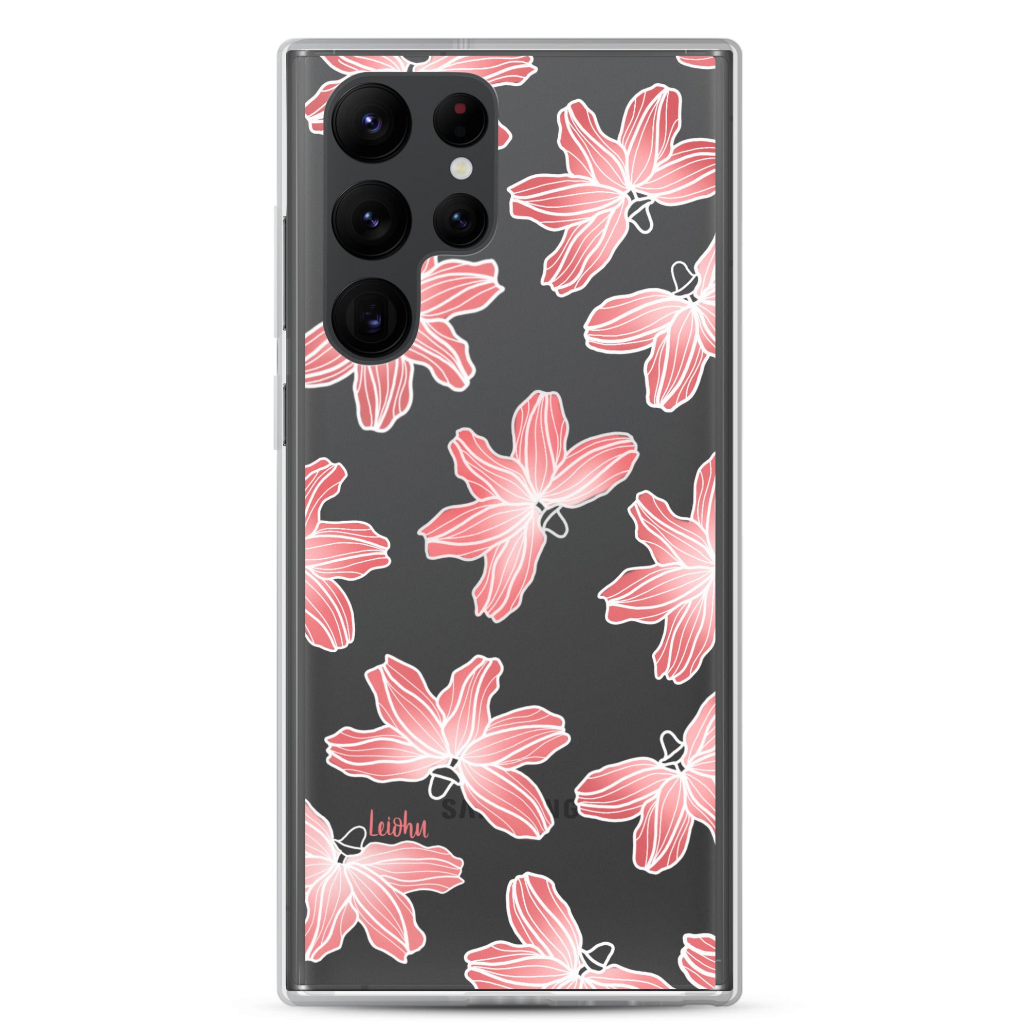 Naupaka Dream - Clear Case for Samsung® - LEIOHU DESIGNS