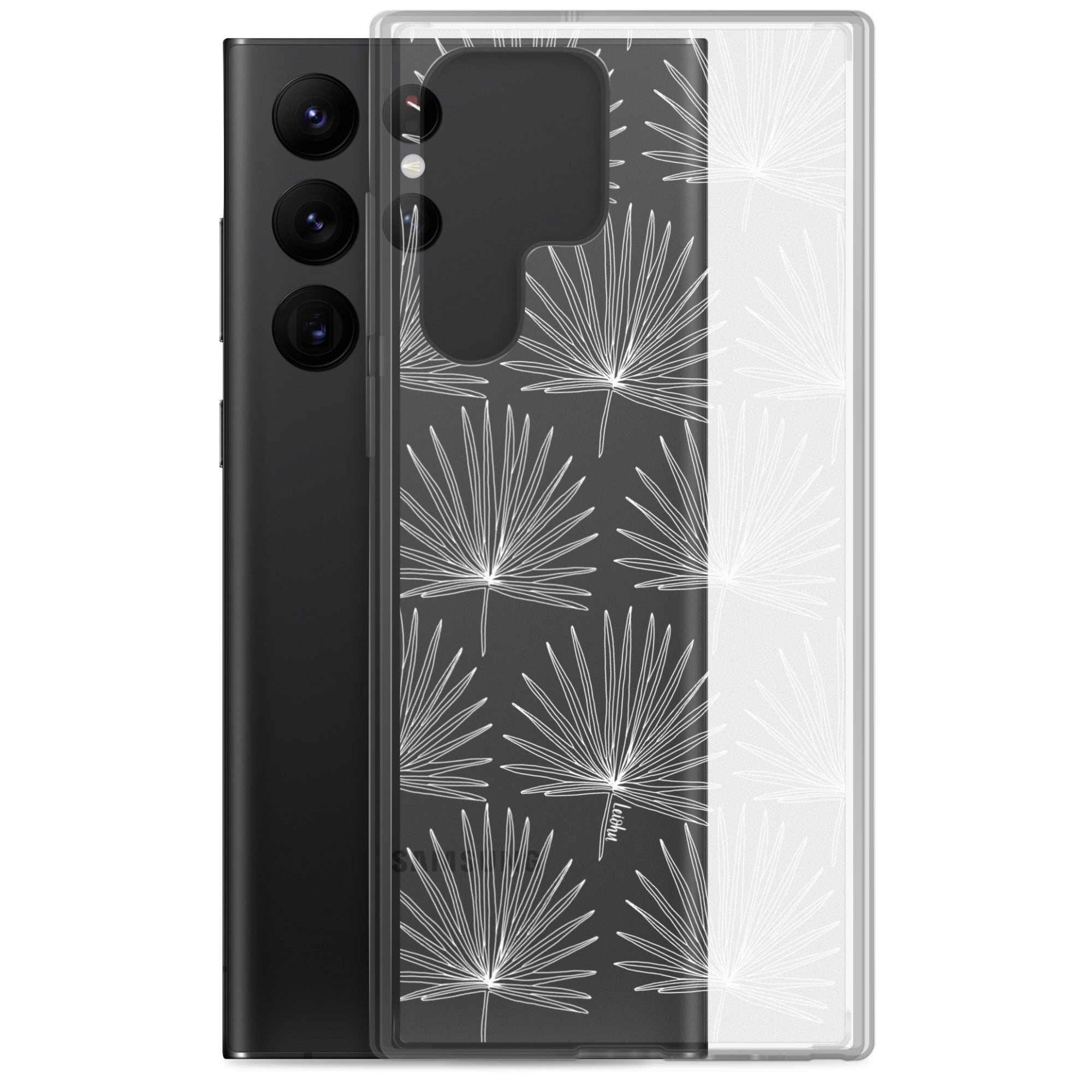 Fan Palm - Clear Case for Samsung® - LEIOHU DESIGNS