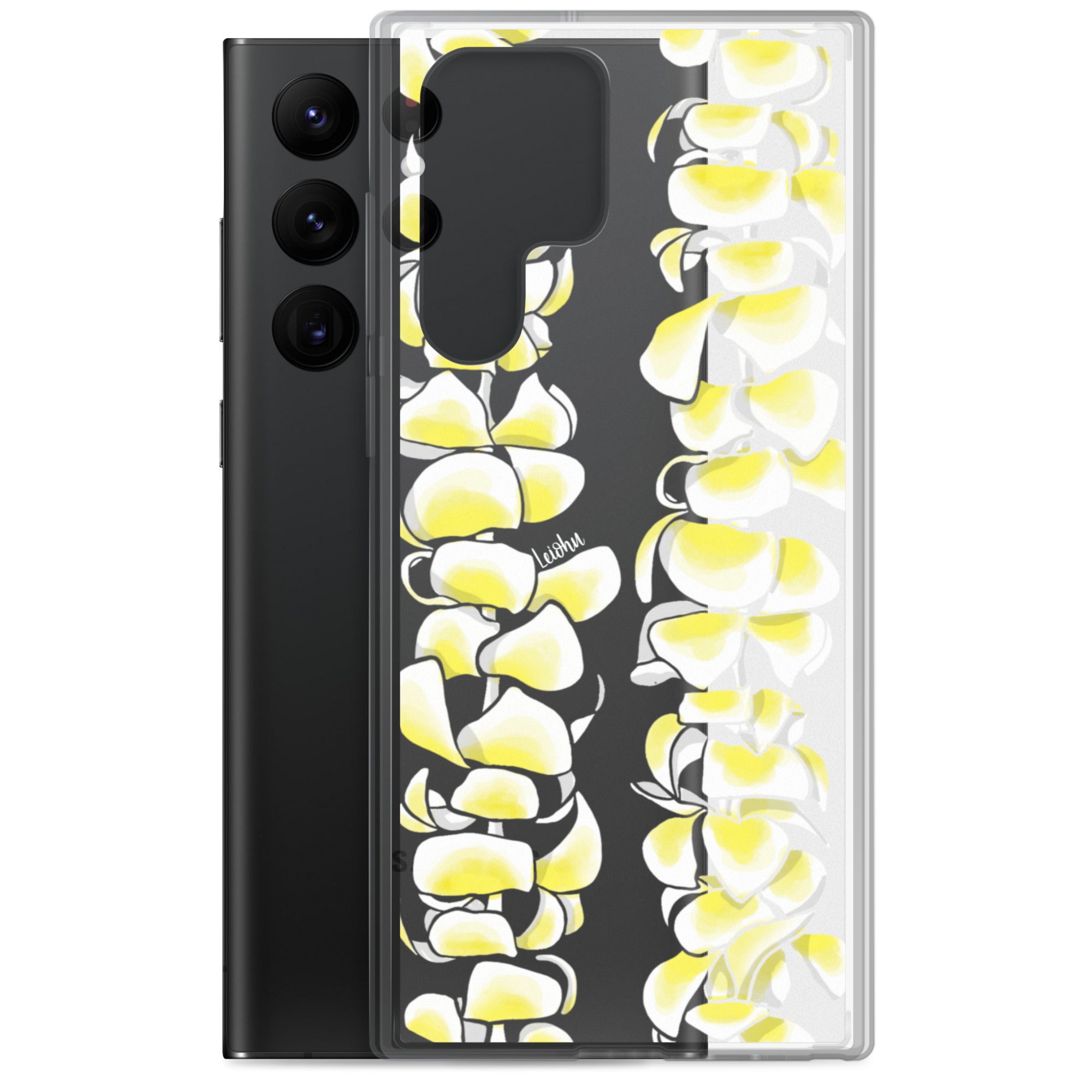Plumeria - Clear Case for Samsung® - LEIOHU DESIGNS