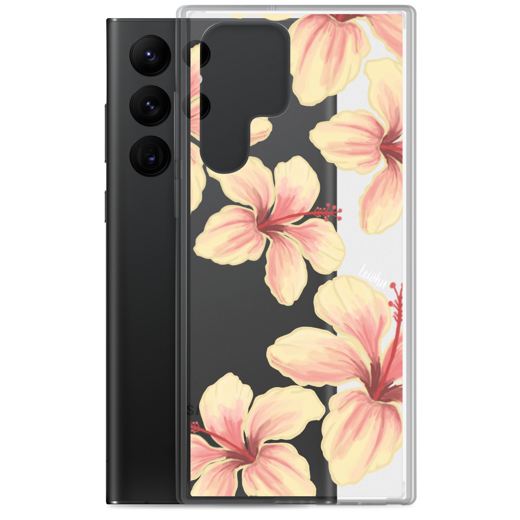 Hibiscus - Clear Case for Samsung® - LEIOHU DESIGNS
