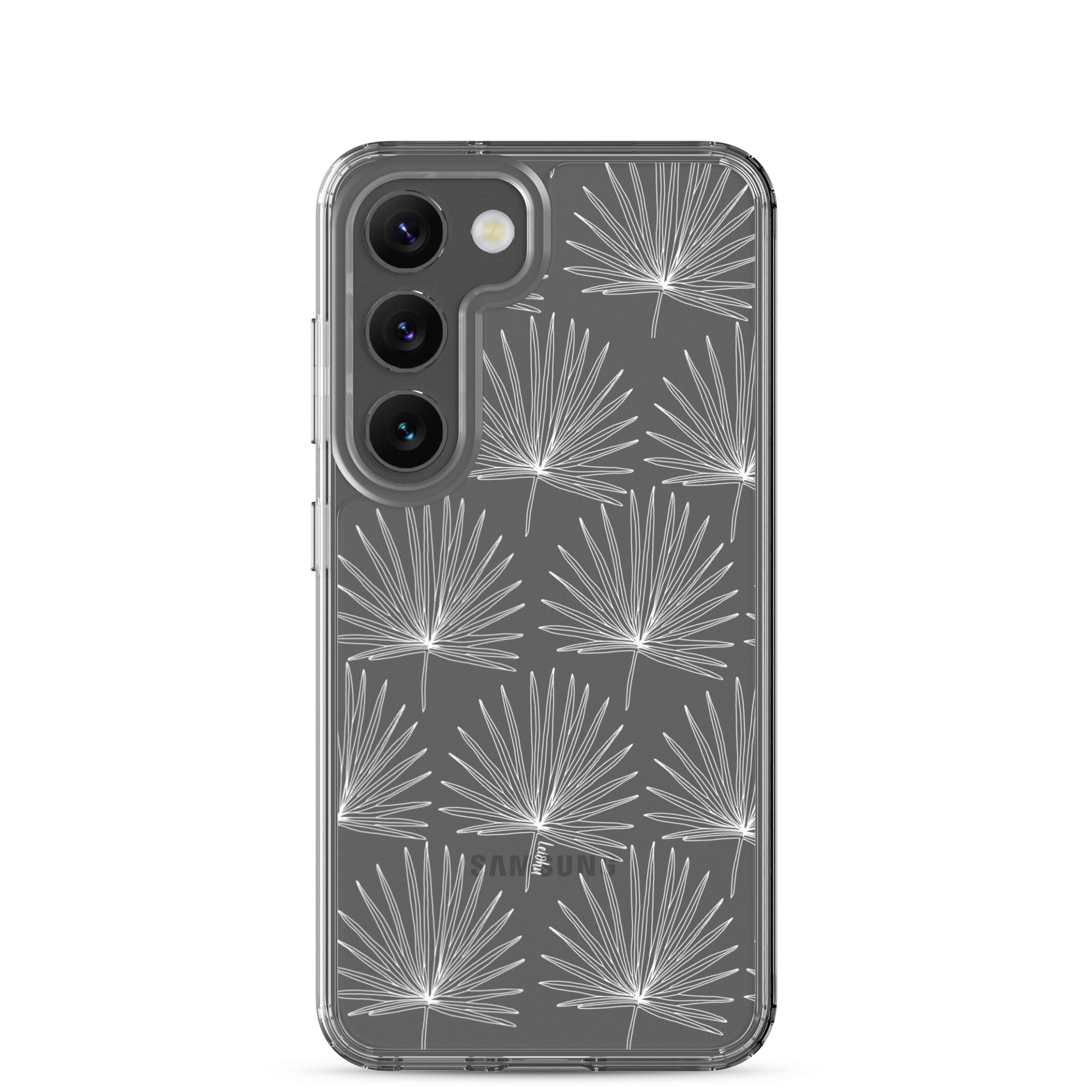 Fan Palm - Clear Case for Samsung® - LEIOHU DESIGNS