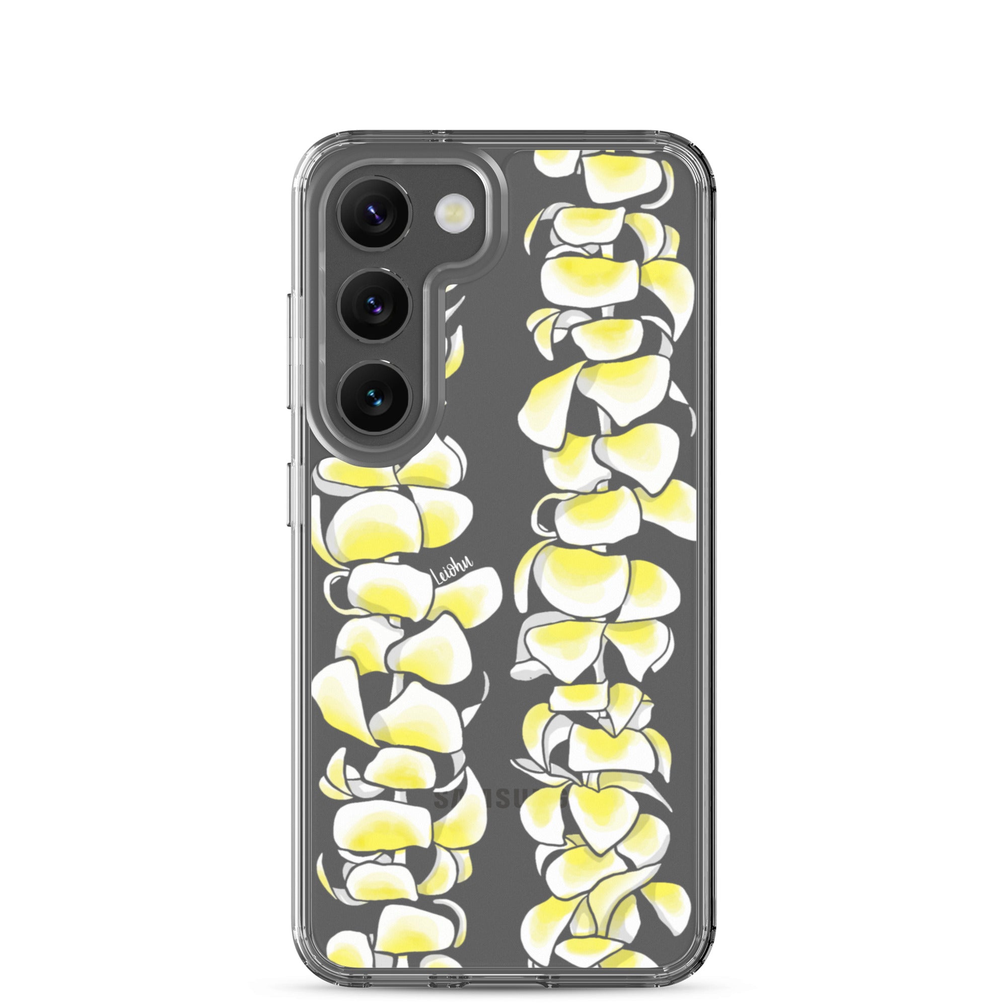 Plumeria - Clear Case for Samsung® - LEIOHU DESIGNS
