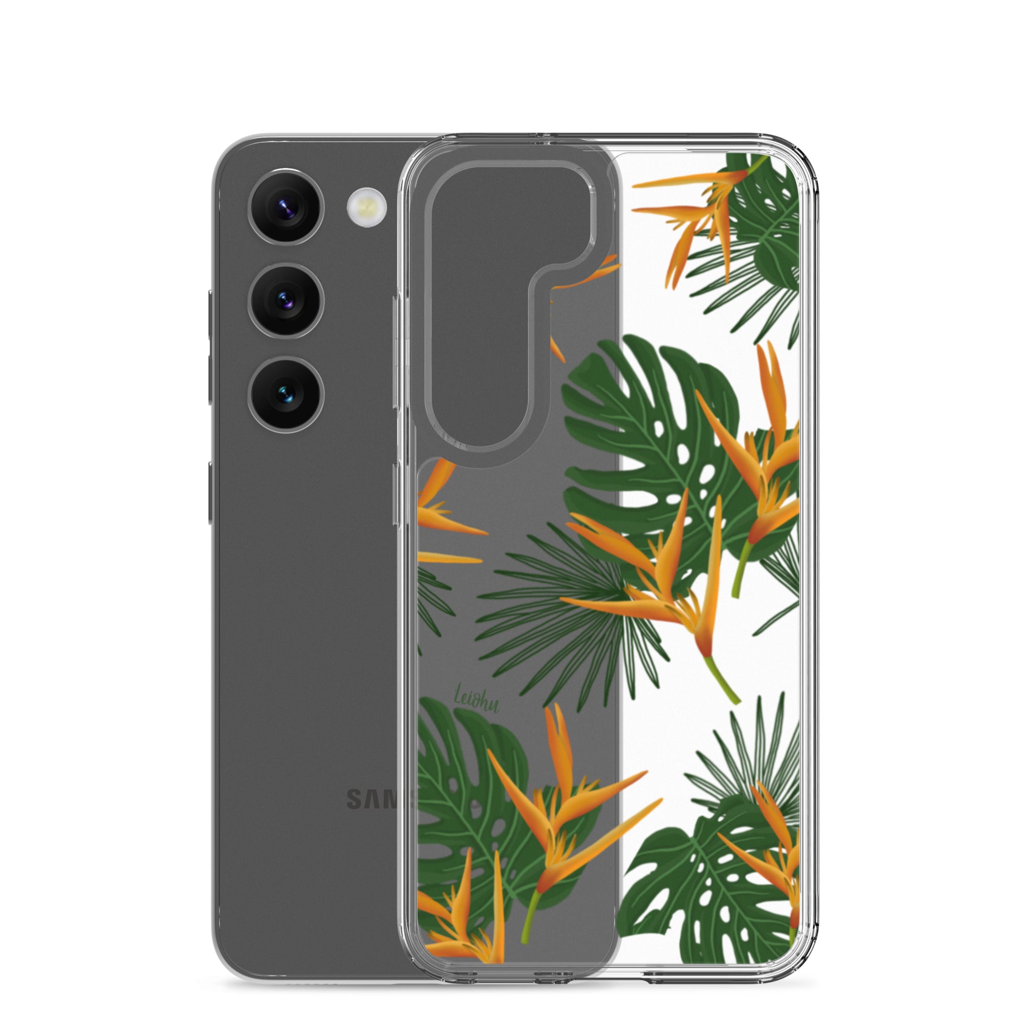 Vintage Paradise - Clear Case for Samsung® - LEIOHU DESIGNS