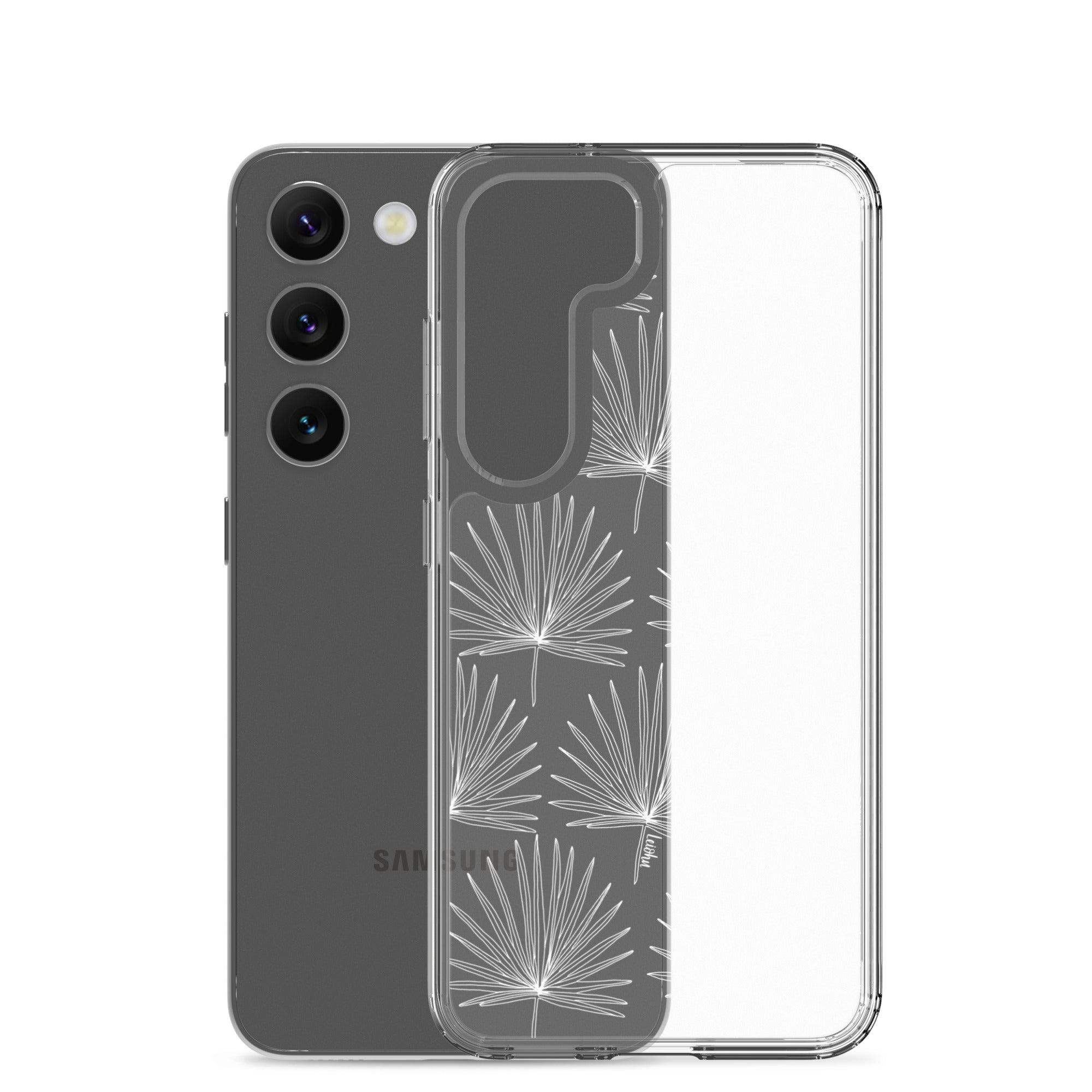 Fan Palm - Clear Case for Samsung® - LEIOHU DESIGNS